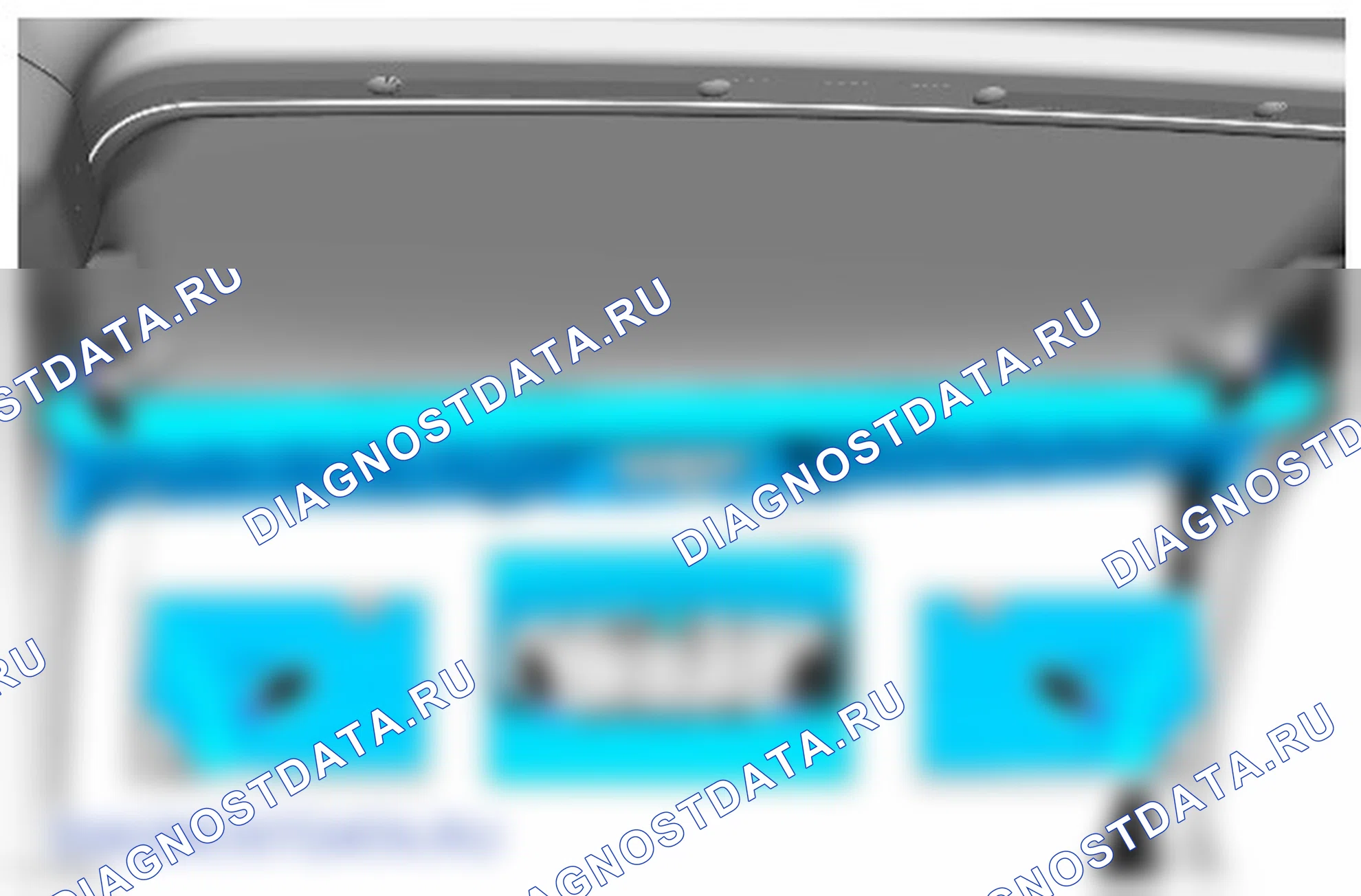 Как снять и установить обшивку потолка передней части салона. Ford Transit Connect I рестайлинг