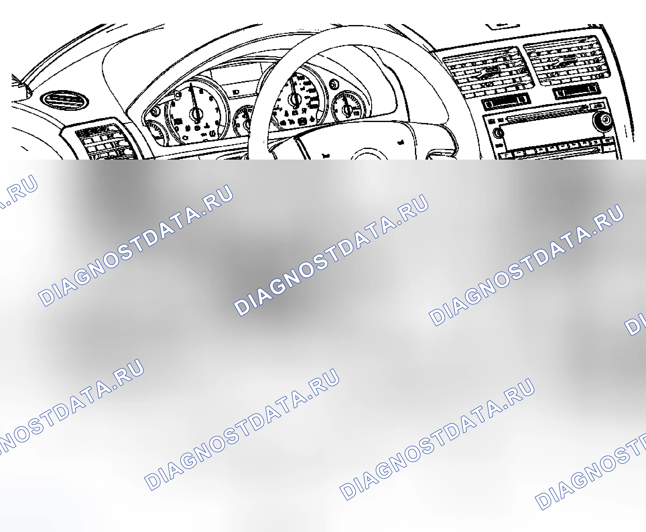 Рис. 126: Замена коленного буфера водителя (OUTLOOK). Chevrolet Traverse I