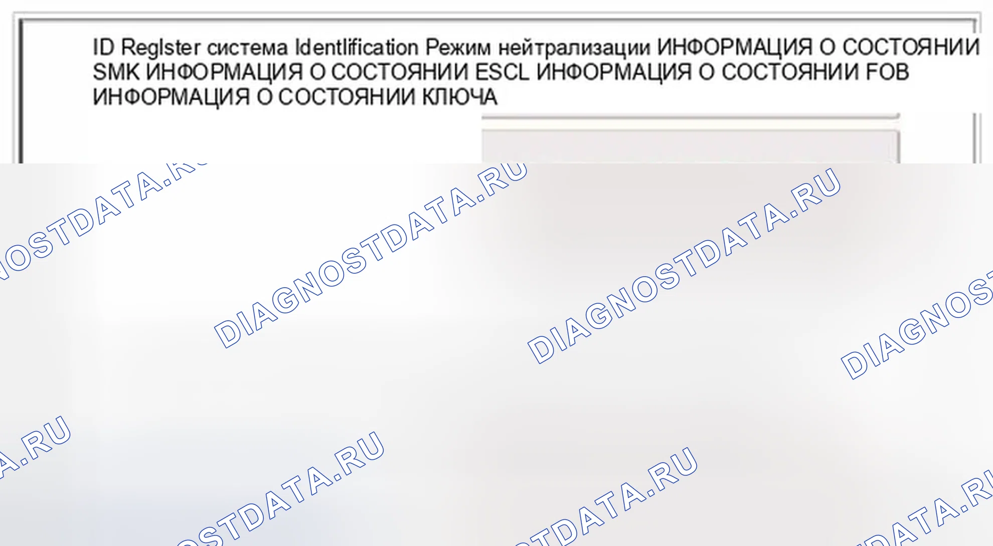 Рис. 23: Проверка состояния интеллектуального ключа. Hyundai Azera II