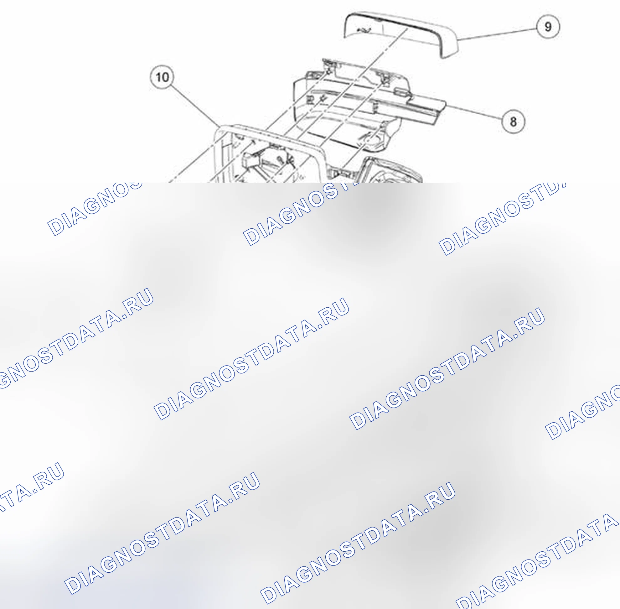 Рис. 127: Зеркало в стиле аэро. Ford Pickup F250 Super Duty II