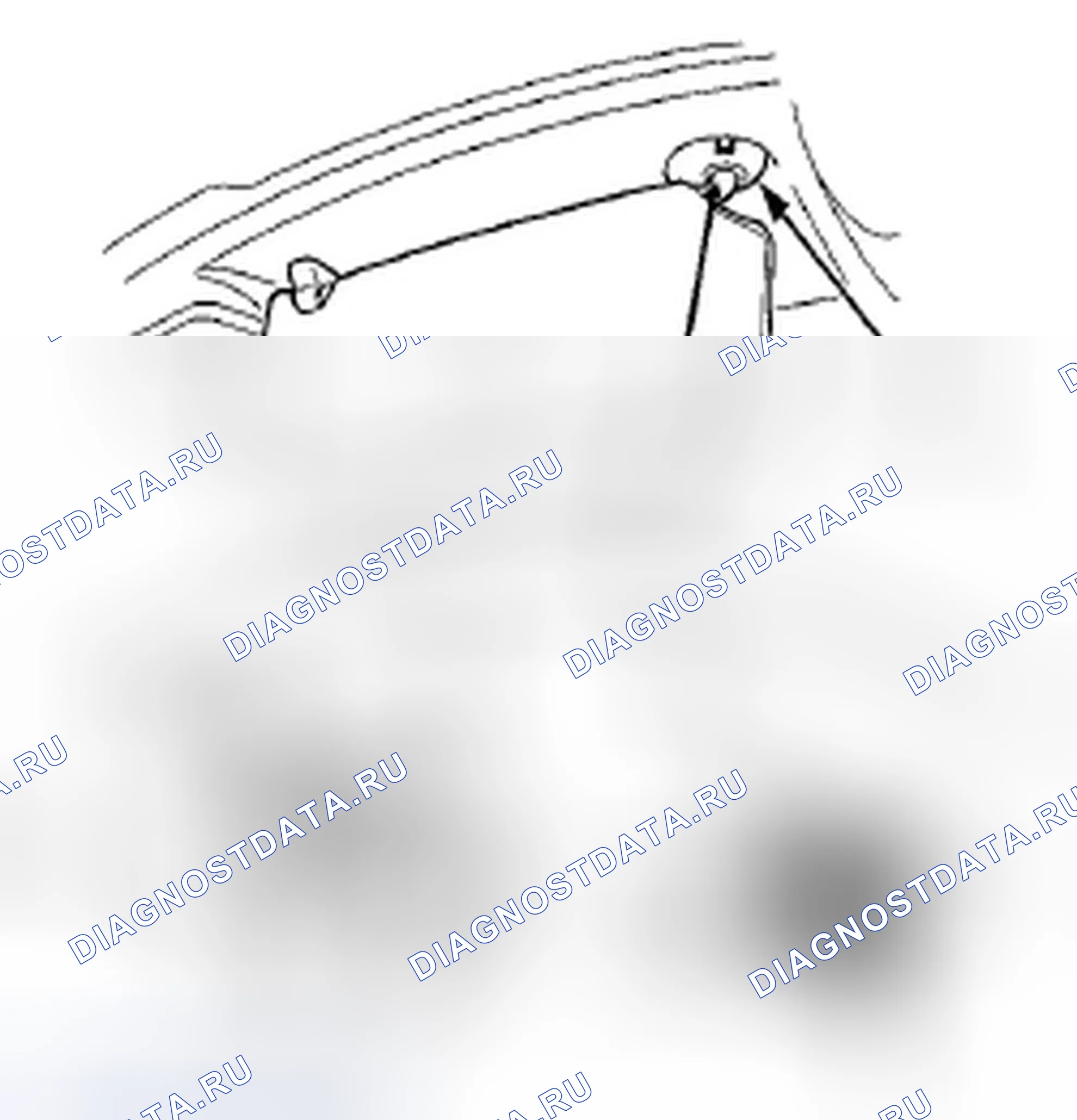 Рис. 12: Демонтаж / монтаж Sunvisor. Honda Pilot II