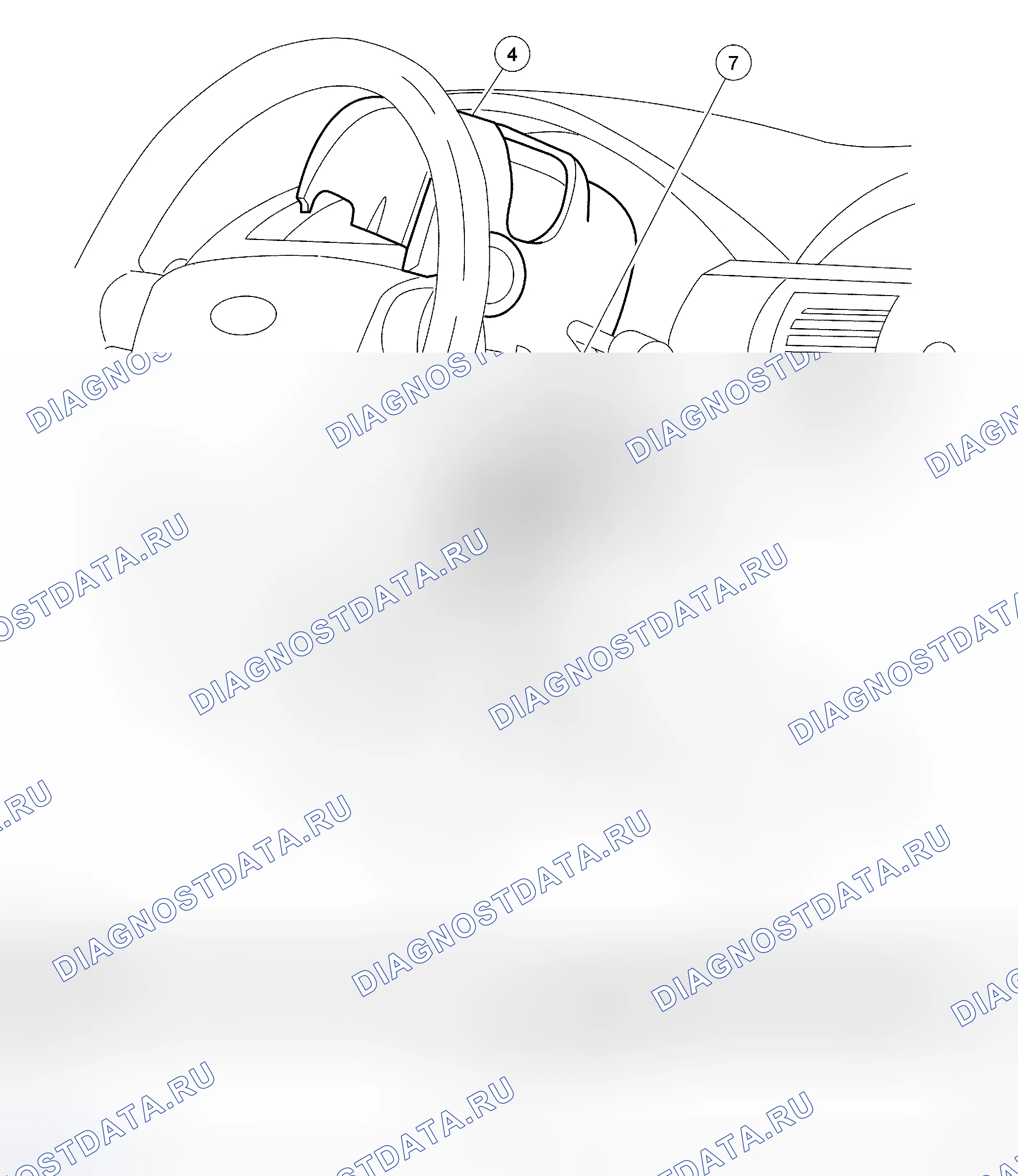 Рис. 84: Приемопередатчик пассивной противоугонной системы (PATS). Hyundai Mistra I рестайлинг