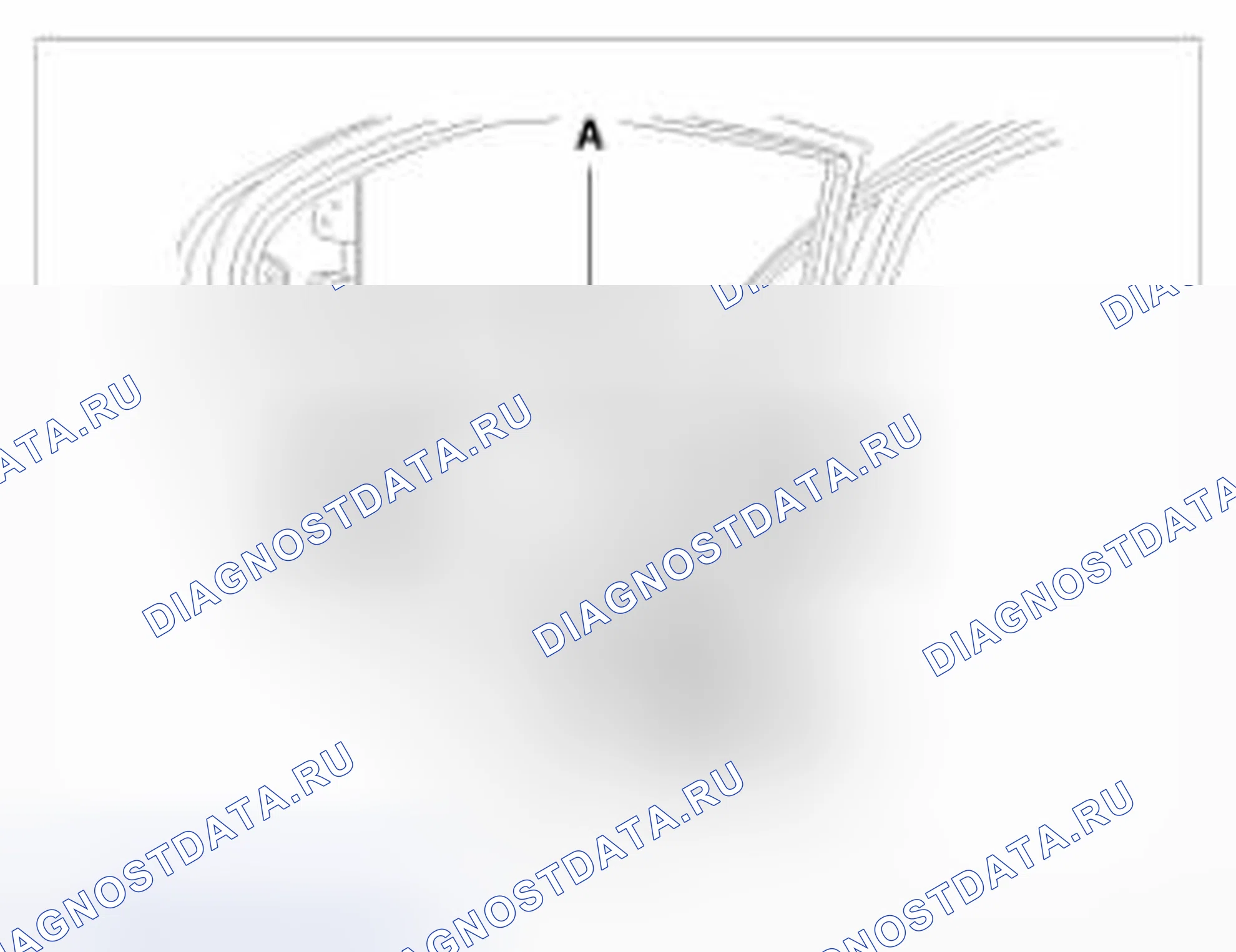 Рис. 7: Регулировка стекла. BMW 6 серия F06/F13/F12