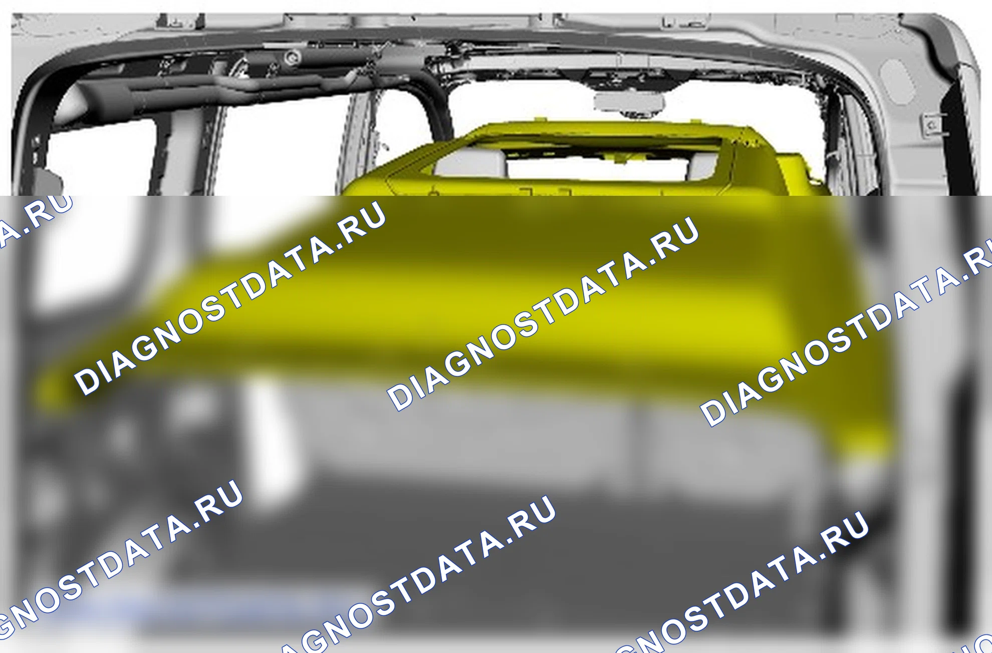 Как снять и установить обивку потолка — опускание. Ford Transit Connect II