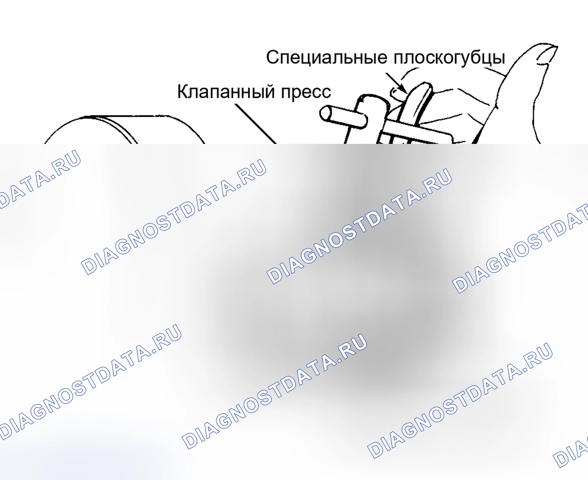 Рис. 1: РЕГУЛИРОВКА ЗАЗОРА КЛАПАНА. Volvo 940 I
