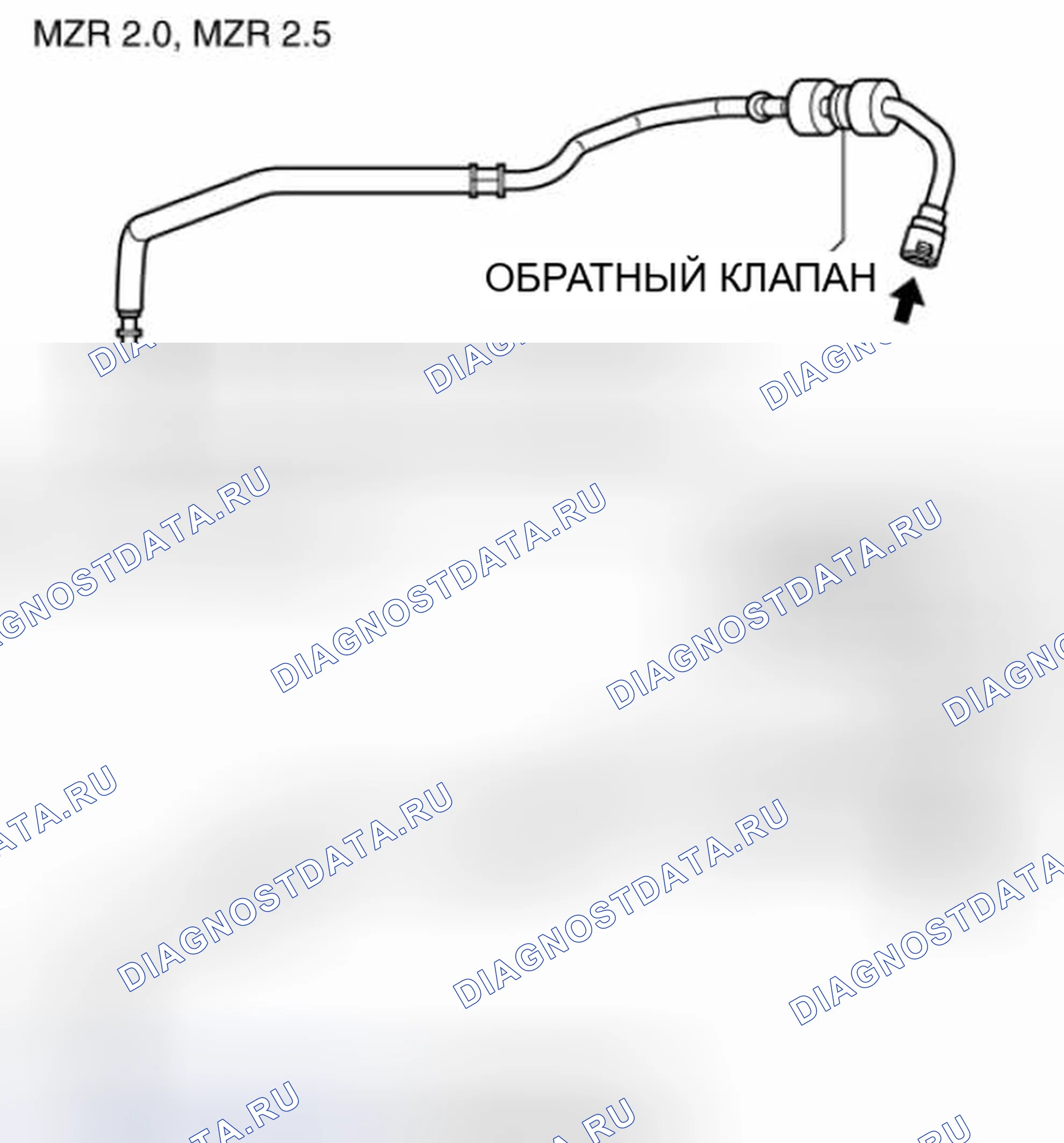 Рис. 84: Мзр 2.0, Mzr 2.5, М3р 2.3 DISI Turbo. Mazda 3 BL рестайлинг
