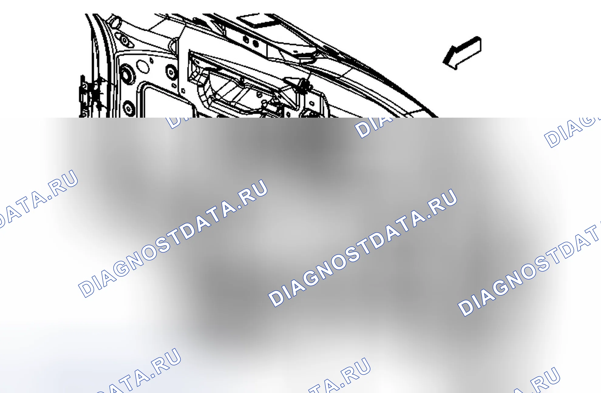 Рис. 19: Замена защелки дверь багажника. Chevrolet Captiva I рестайлинг 2