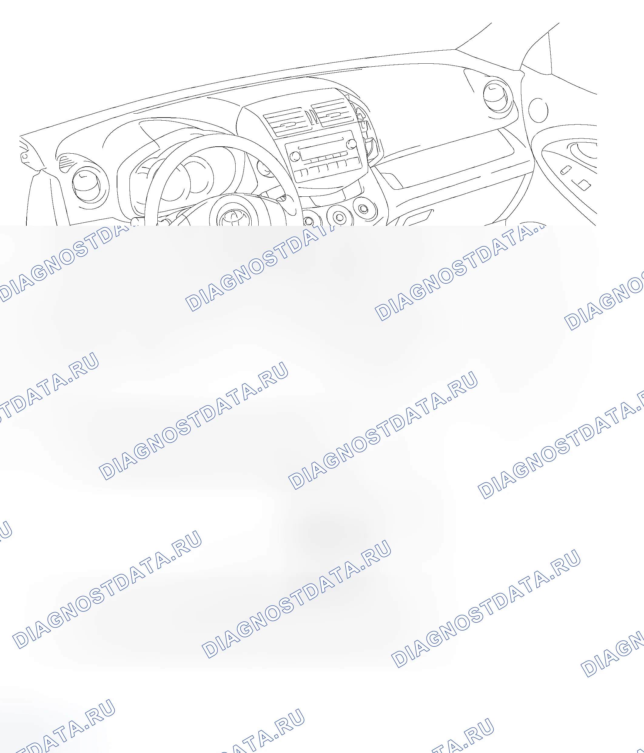 Рис. 203: КОМПОНЕНТЫ. Toyota RAV4 III