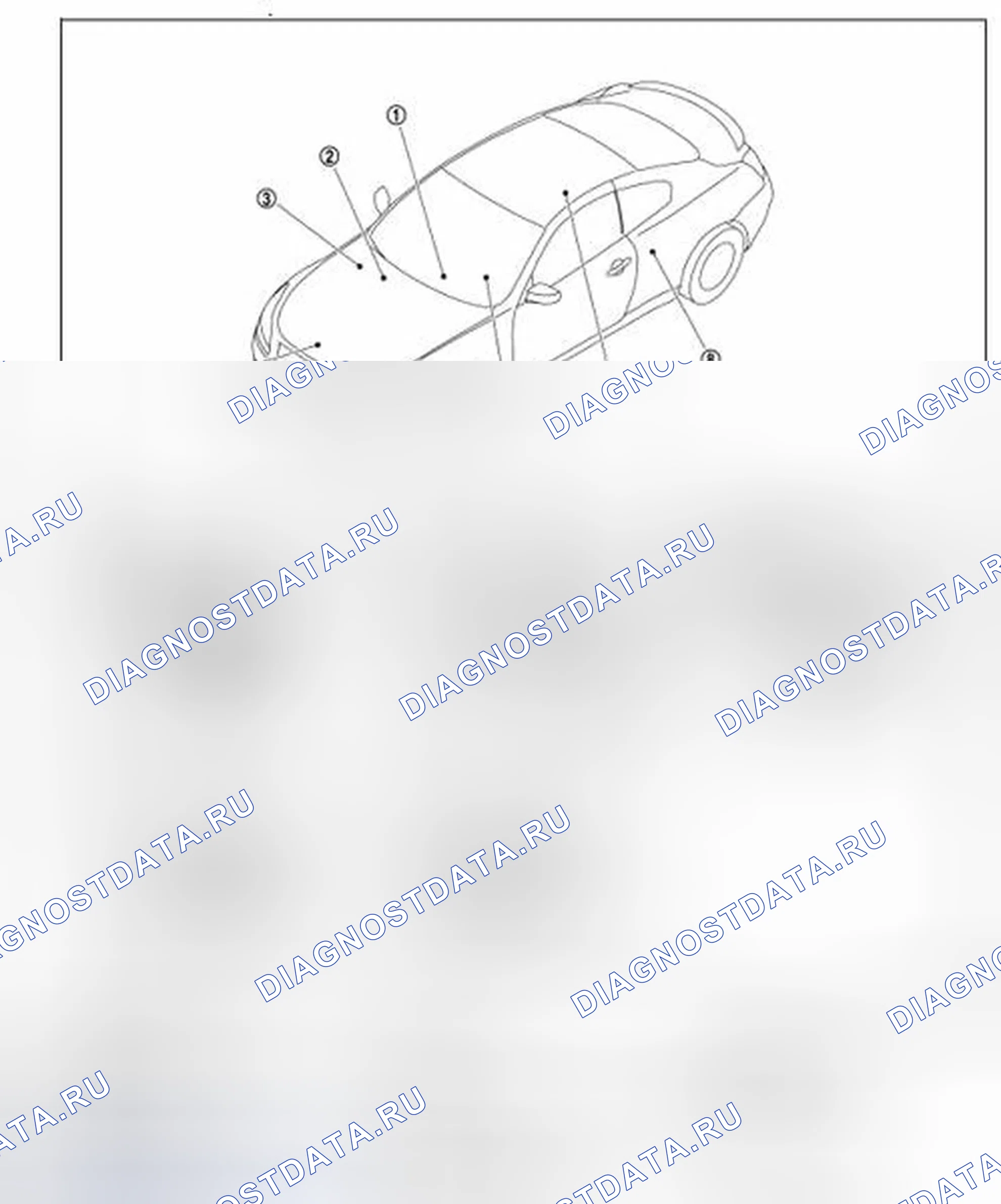Рис. 4: ТАХОМЕТР: Расположение компонентов. Infiniti G37 IV рестайлинг