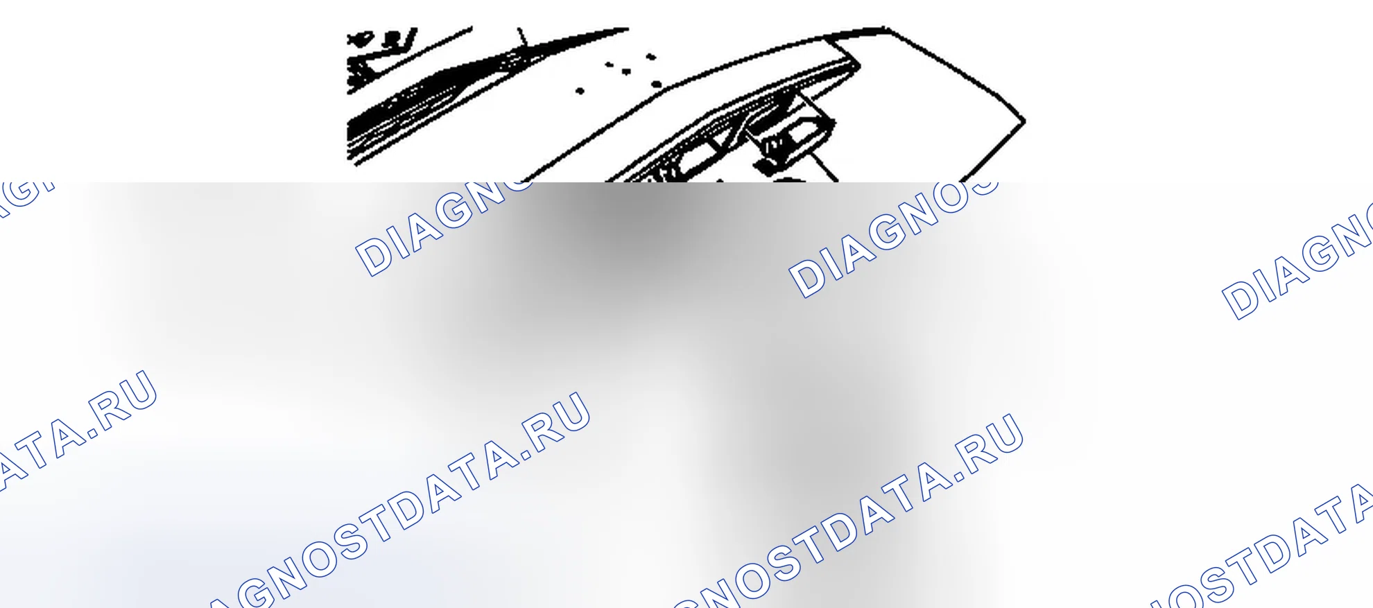 Рис. 29: Замена фонаря заднего номерного знака (универсал). Cadillac CTS II