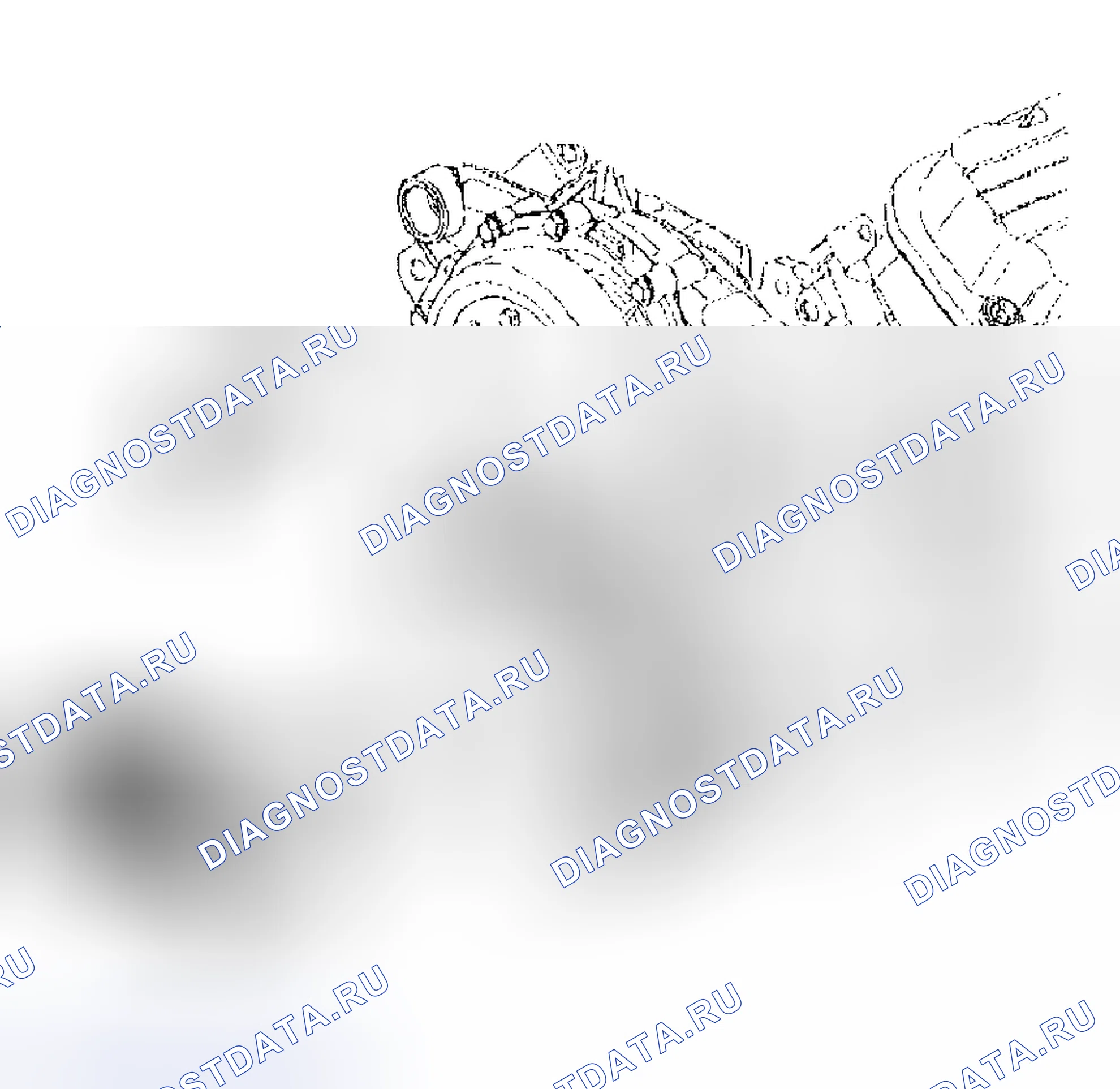 Рис. 543: Установка кронштейна натяжного шкива приводного ремня (L67). Buick Regal IV