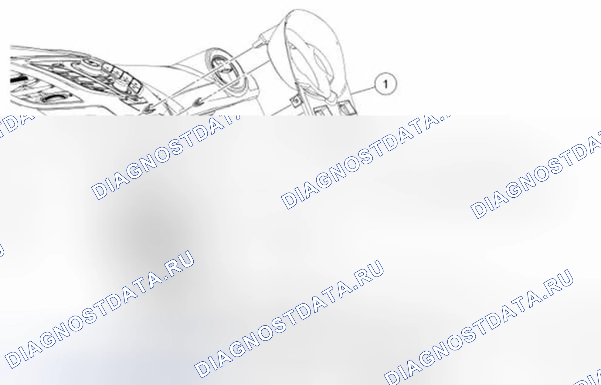 Рис. 54: Отделочная панель приборной панели - нижняя. Ford Fiesta Mk6