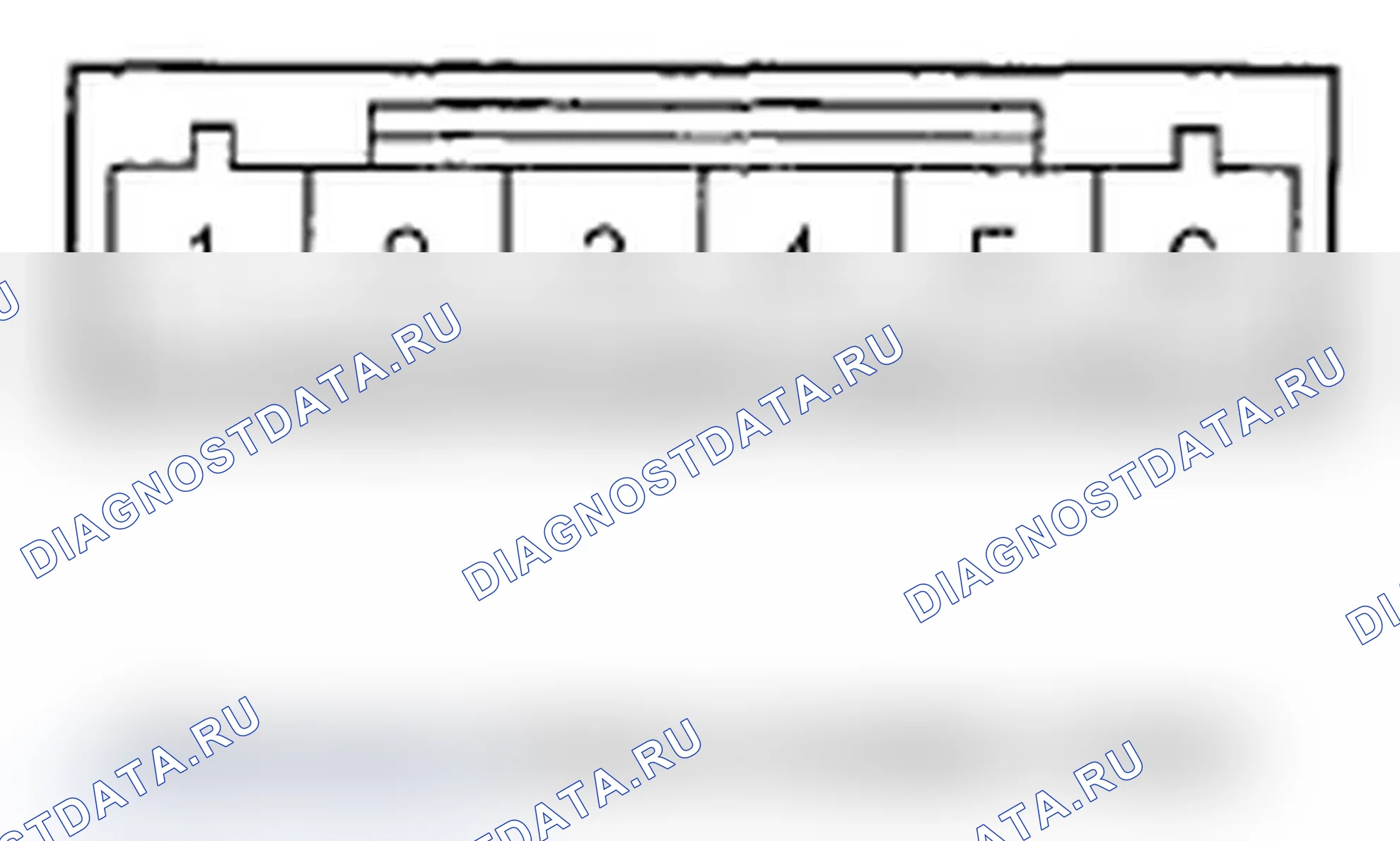 Рис. 13: РАЗЪЕМ АУДИОБЛОКА D (6P). Acura RL II рестайлинг