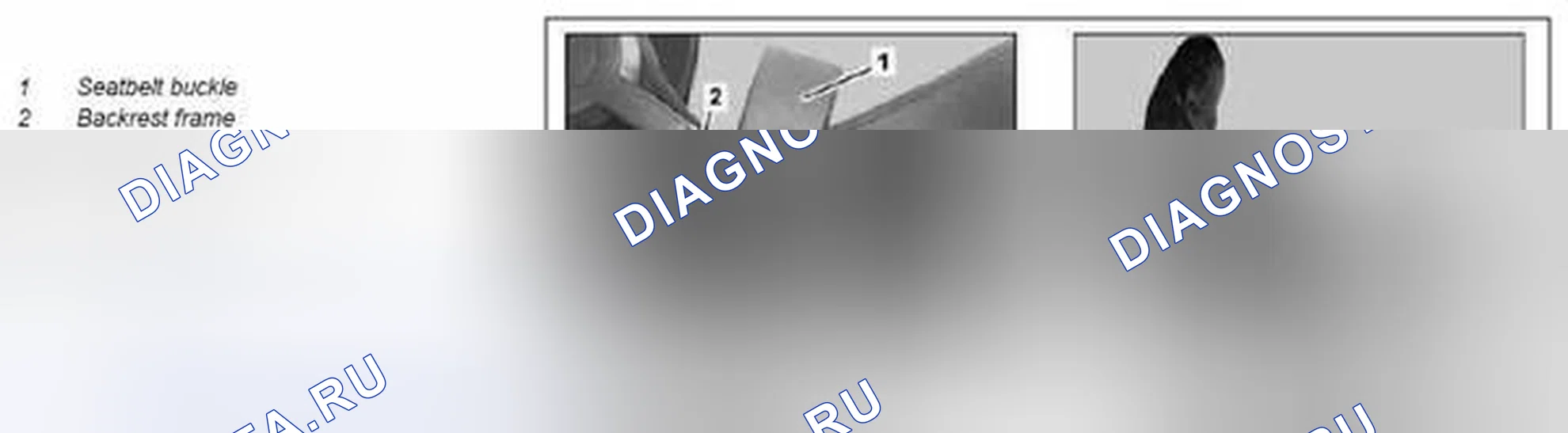 Рис. 41: Снять / установить раму спинки переднего сиденья - AR91.10-P-3331MCU. Kia Soul I