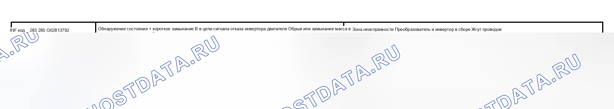 Рис. 125: расшифровка кода ошибки P3125 информационный код 283 285 диаграмма. Toyota Prius I рестайлинг