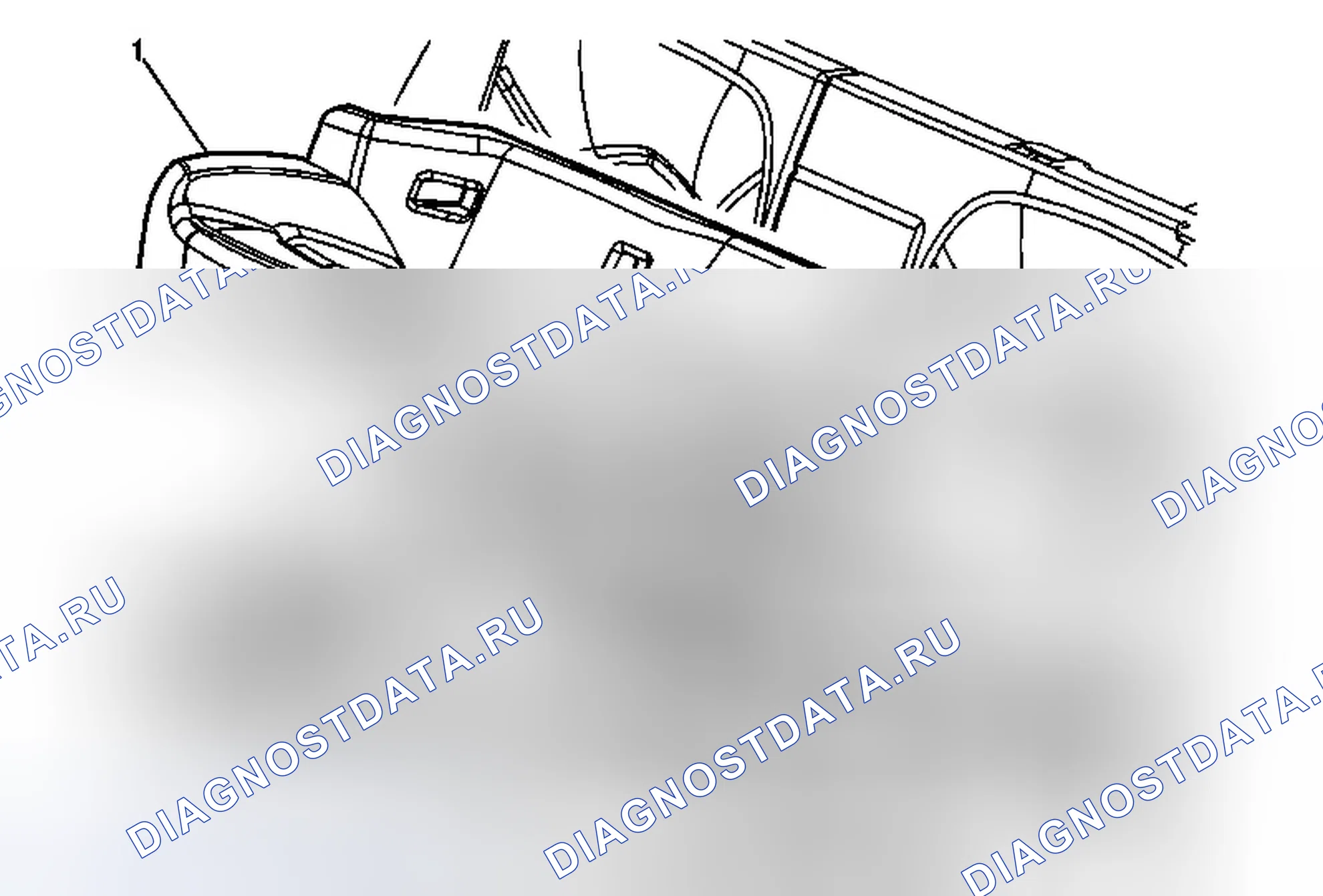 Рис. 49: Замена подушки заднего сиденья (универсал). Cadillac CTS II
