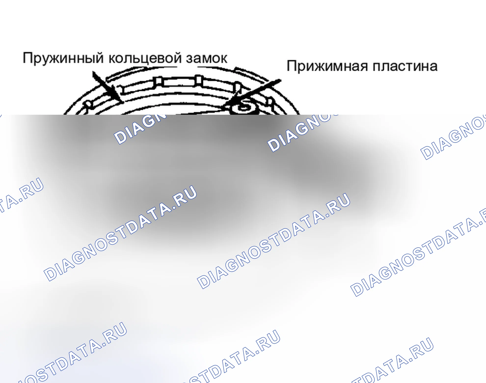 Рис. 25: Измерение зазора муфты прямого и обратного хода. Volkswagen Golf Mk1