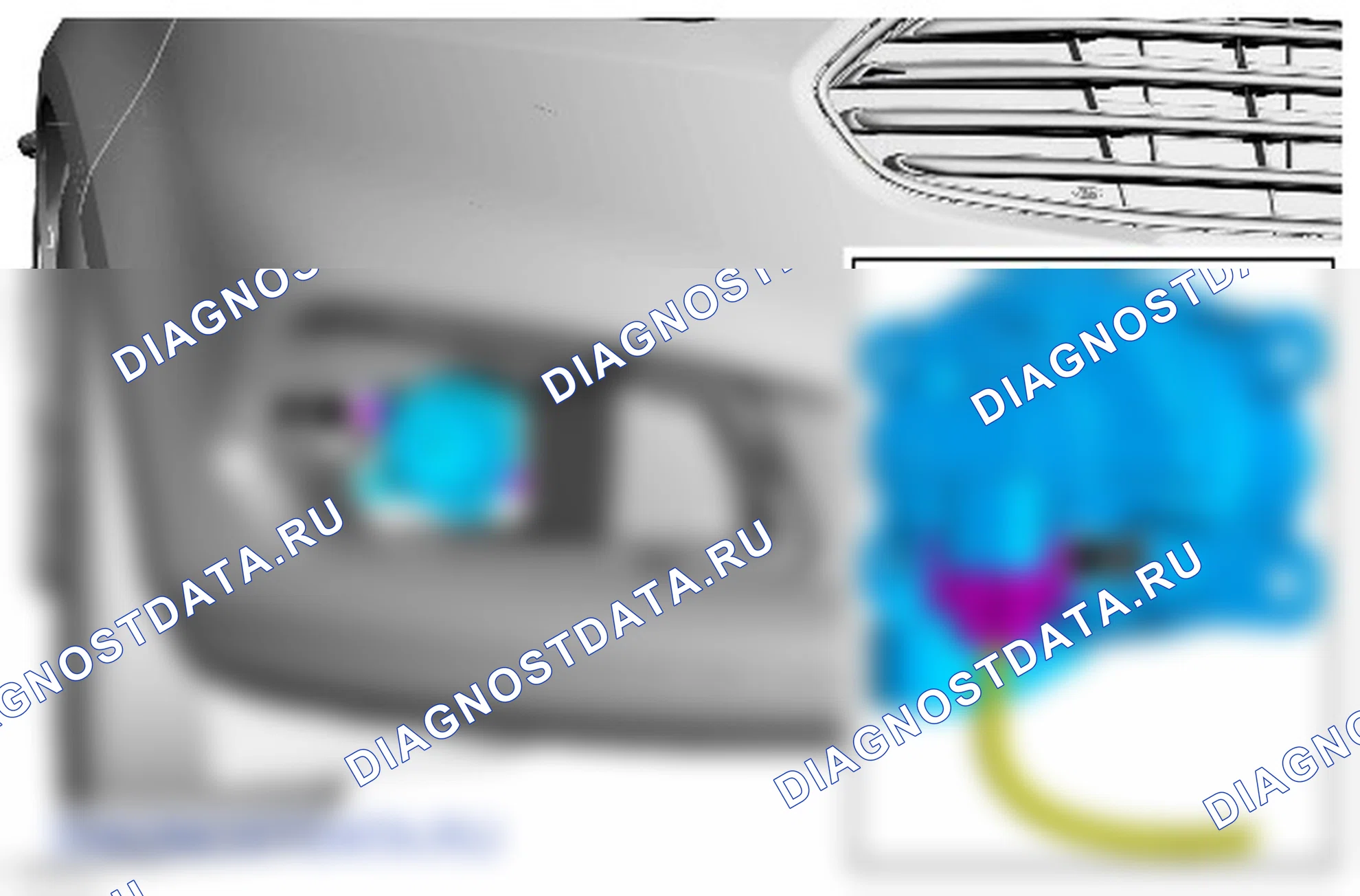 Как снять и установить передний противотуманный фонарь. Ford Galaxy III