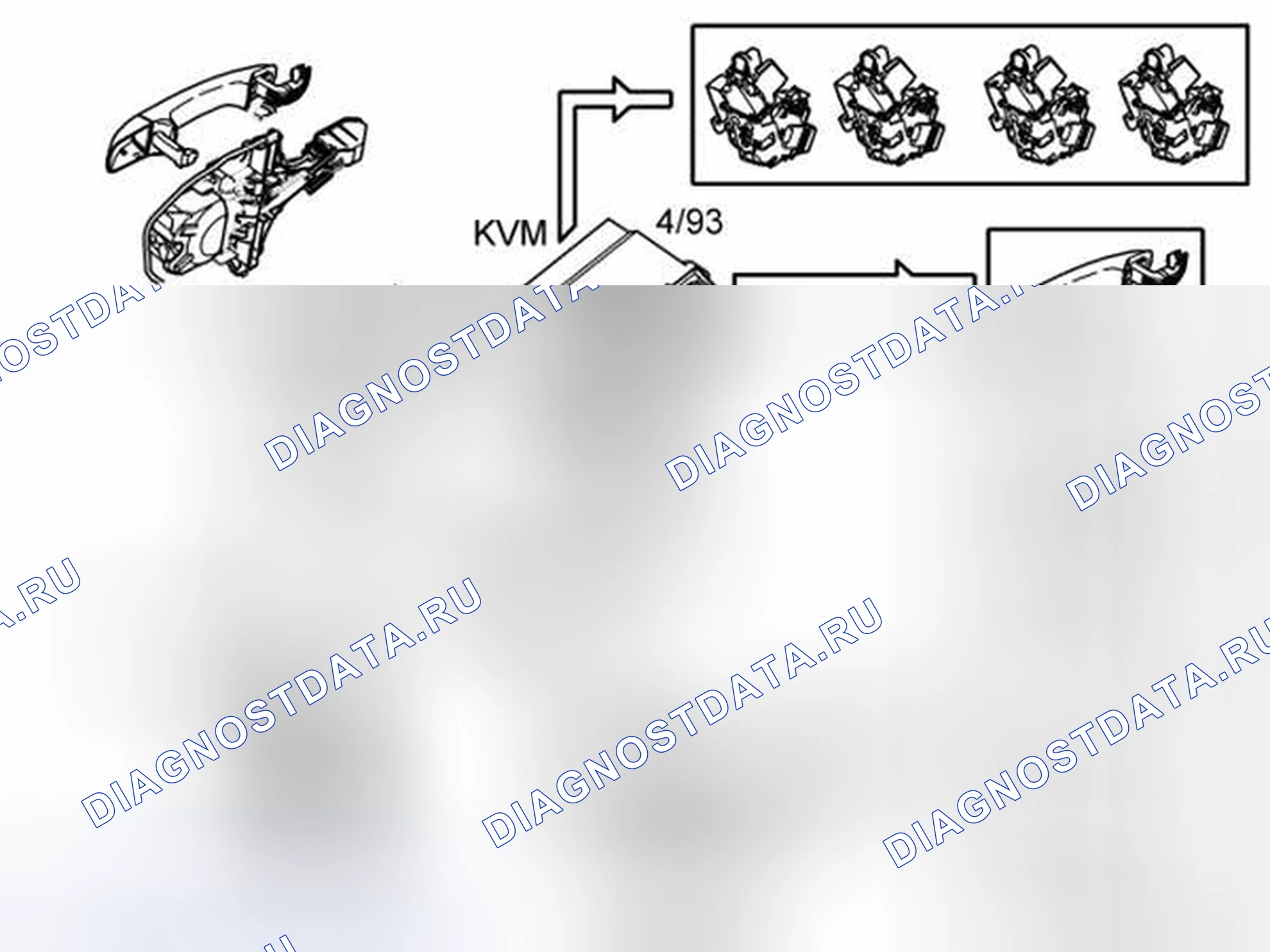 Рис. 684: РАЗБЛОКИРОВКА. Volvo S80 II рестайлинг
