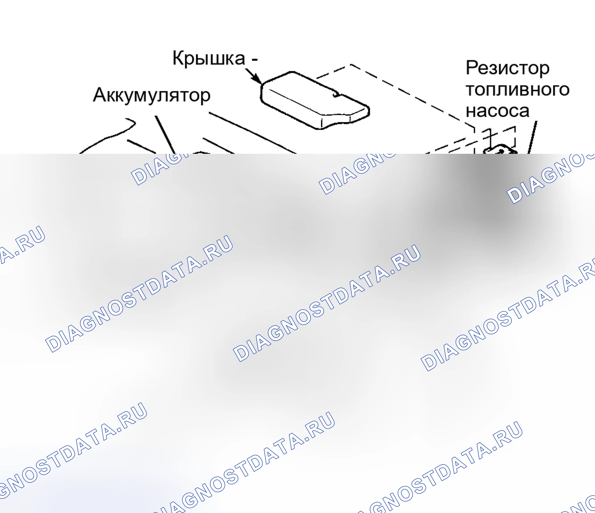 Рис. 27: Реле топливного насоса и резистор топливного насоса (LS400). Haval H9 I