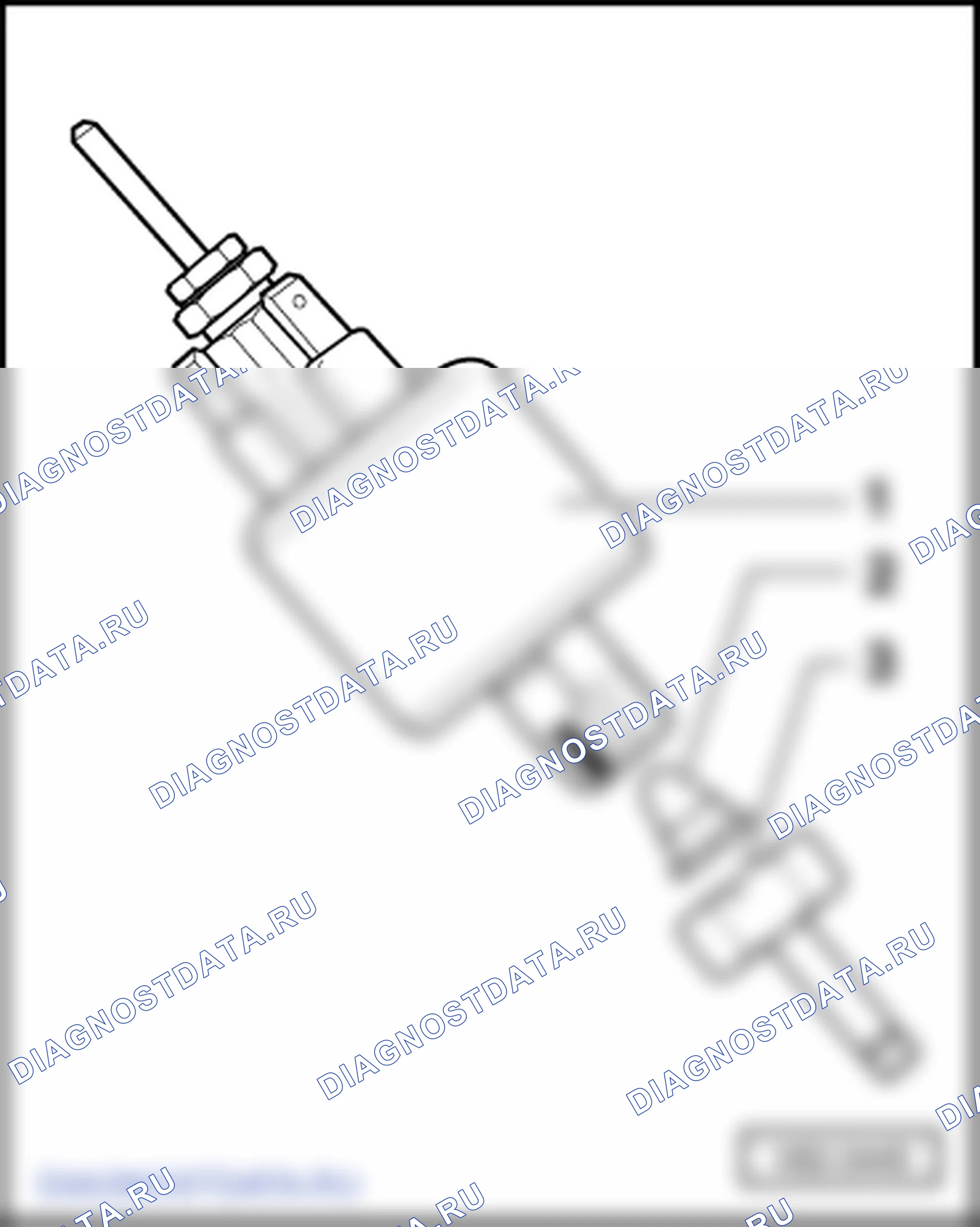 Монтажное положение насоса-дозатора (V54). SEAT Alhambra I