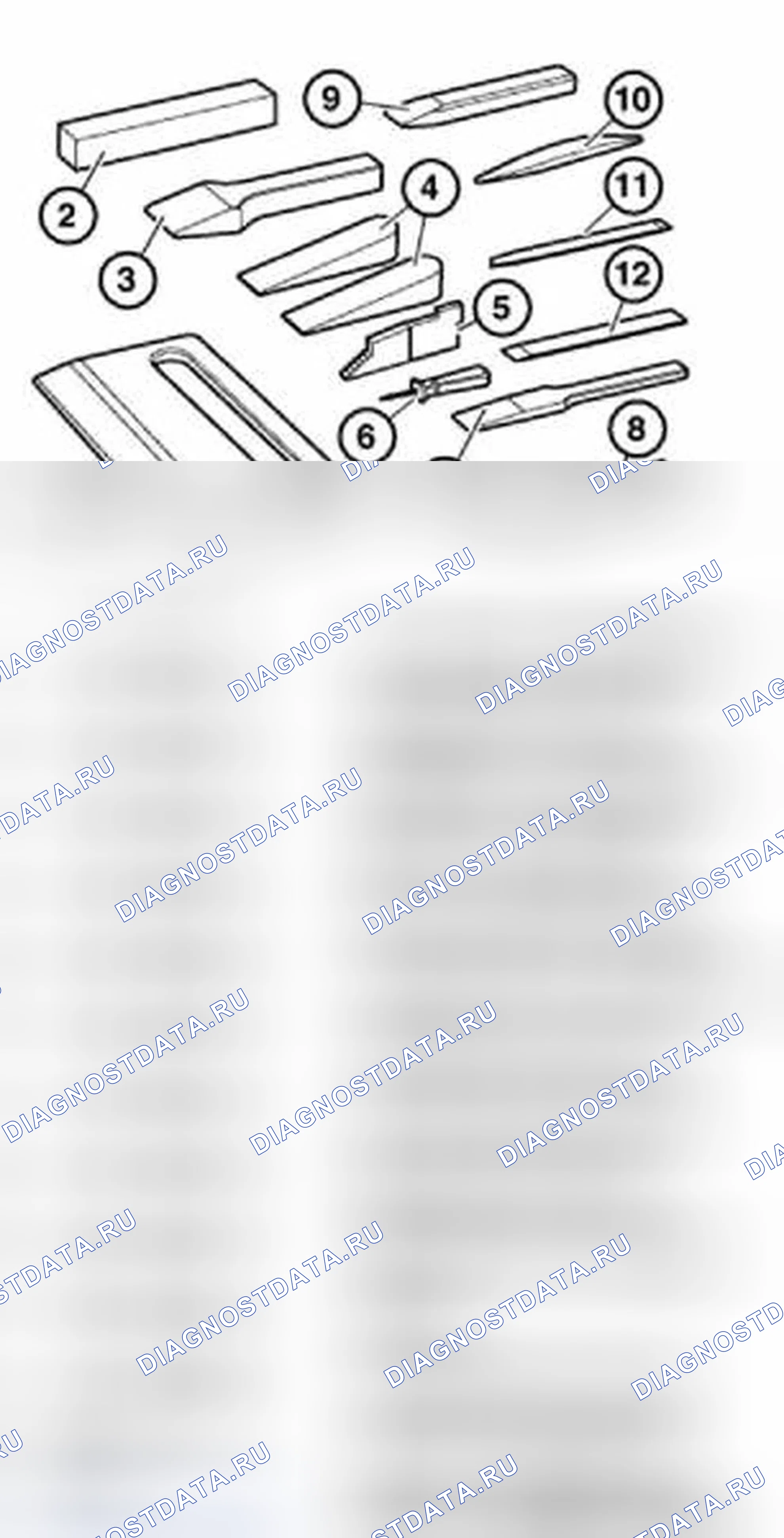 Рис. 24: 00 9 310 Сборочные клинья (13). BMW Z4 E85/E86 рестайлинг