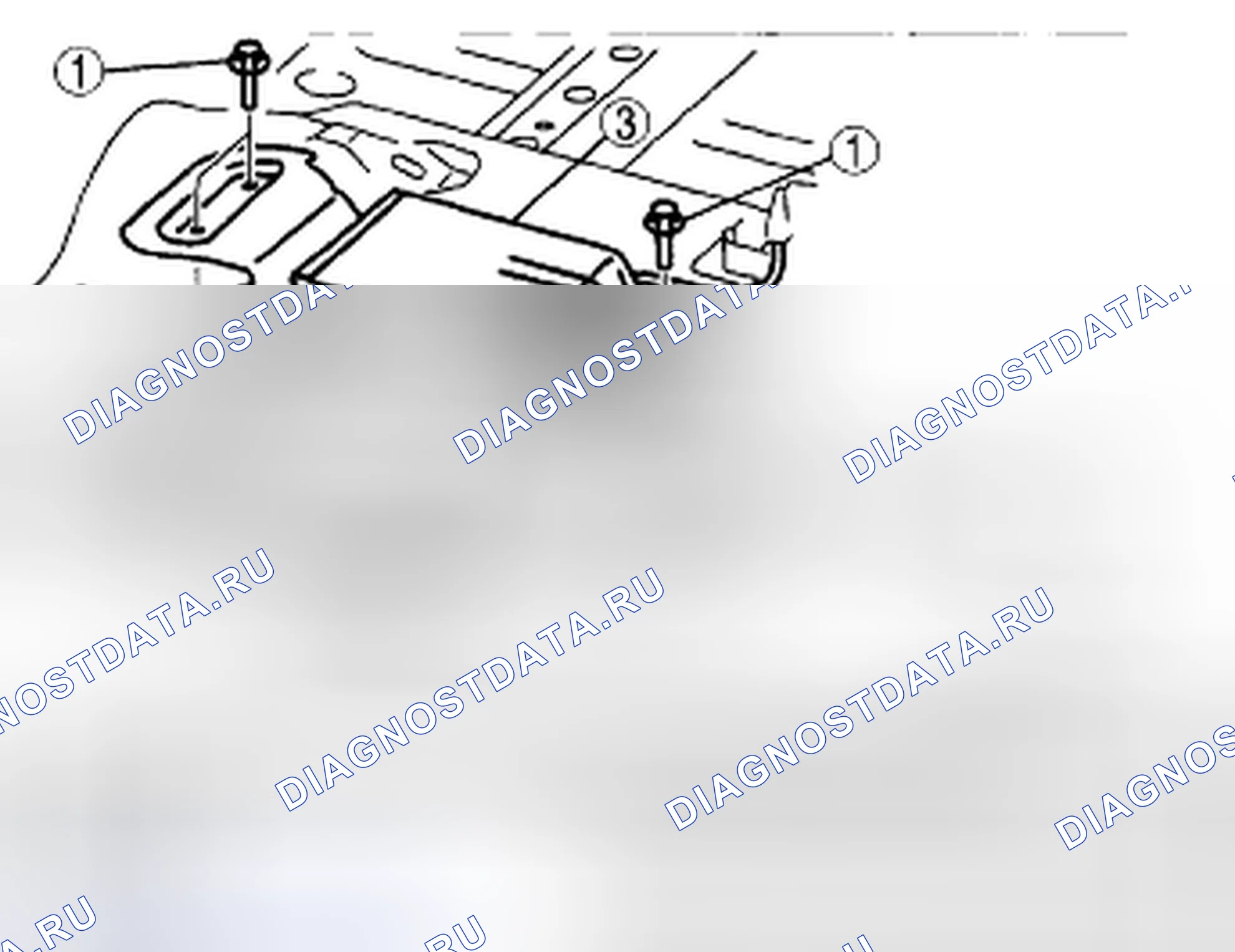 Рис. 51: СНЯТИЕ / УСТАНОВКА НАВИГАЦИОННОГО БЛОКА АВТОМОБИЛЯ. Mazda CX-7 I