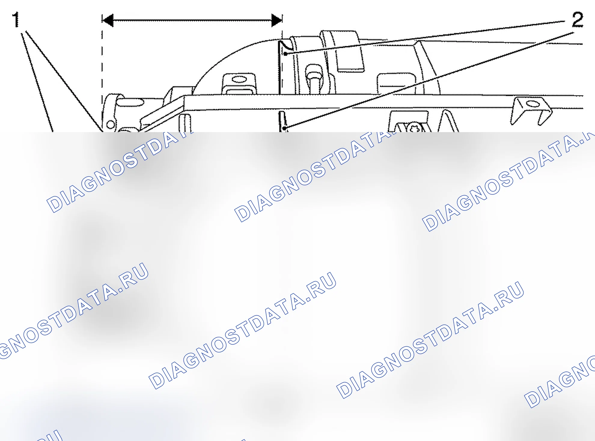 Демонтаж и установка поперечины модуля бака CNG (переднего/заднего). Opel Zafira B