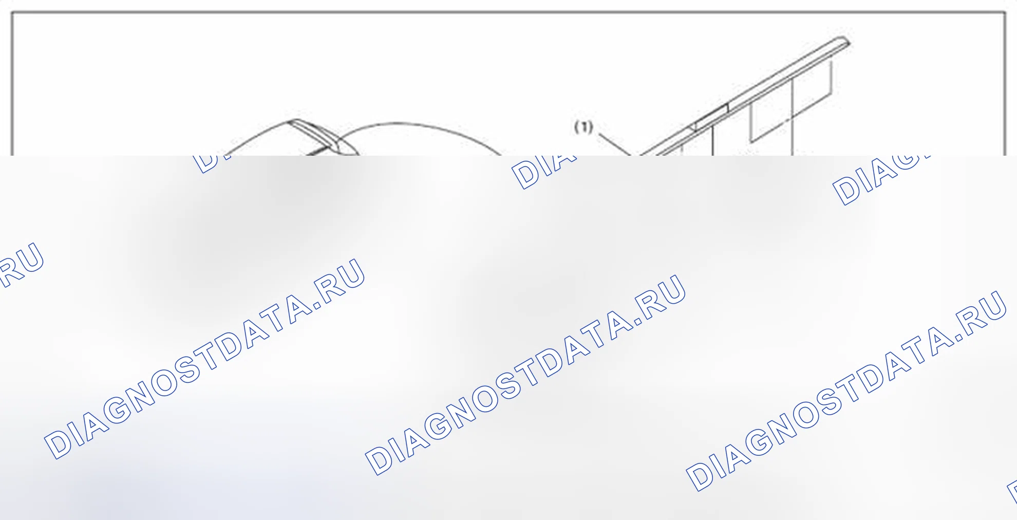 Рис. 202: ФОРМОВКА КРЫШИ. Subaru Impreza GK