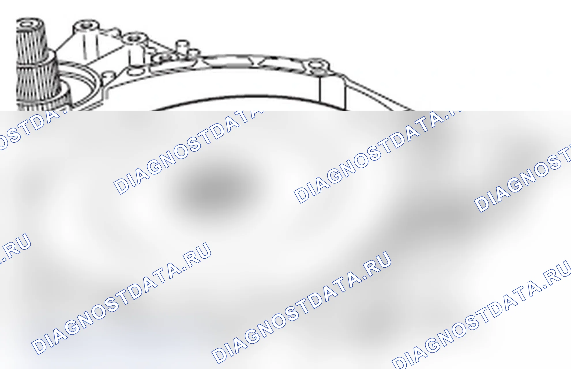 Рис. 122: <<B>> СНЯТИЕ КРОНШТЕЙНА КРЫШКИ УПЛОТНЕНИЯ И КРЫШКИ УПЛОТНЕНИЯ. Mitsubishi Lancer Ralliart X рестайлинг