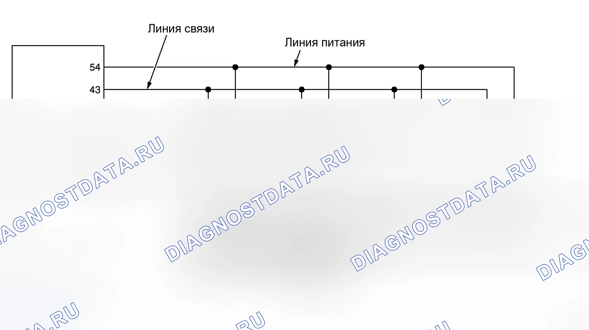 Рис. 181: Схема системы LAN. Honda Integra I