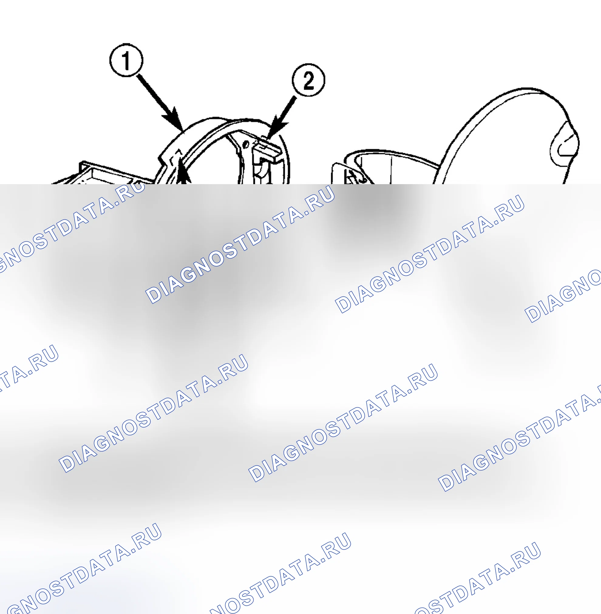 Рис. 75: ДЕМОНТАЖ. Dodge Grand Caravan IV