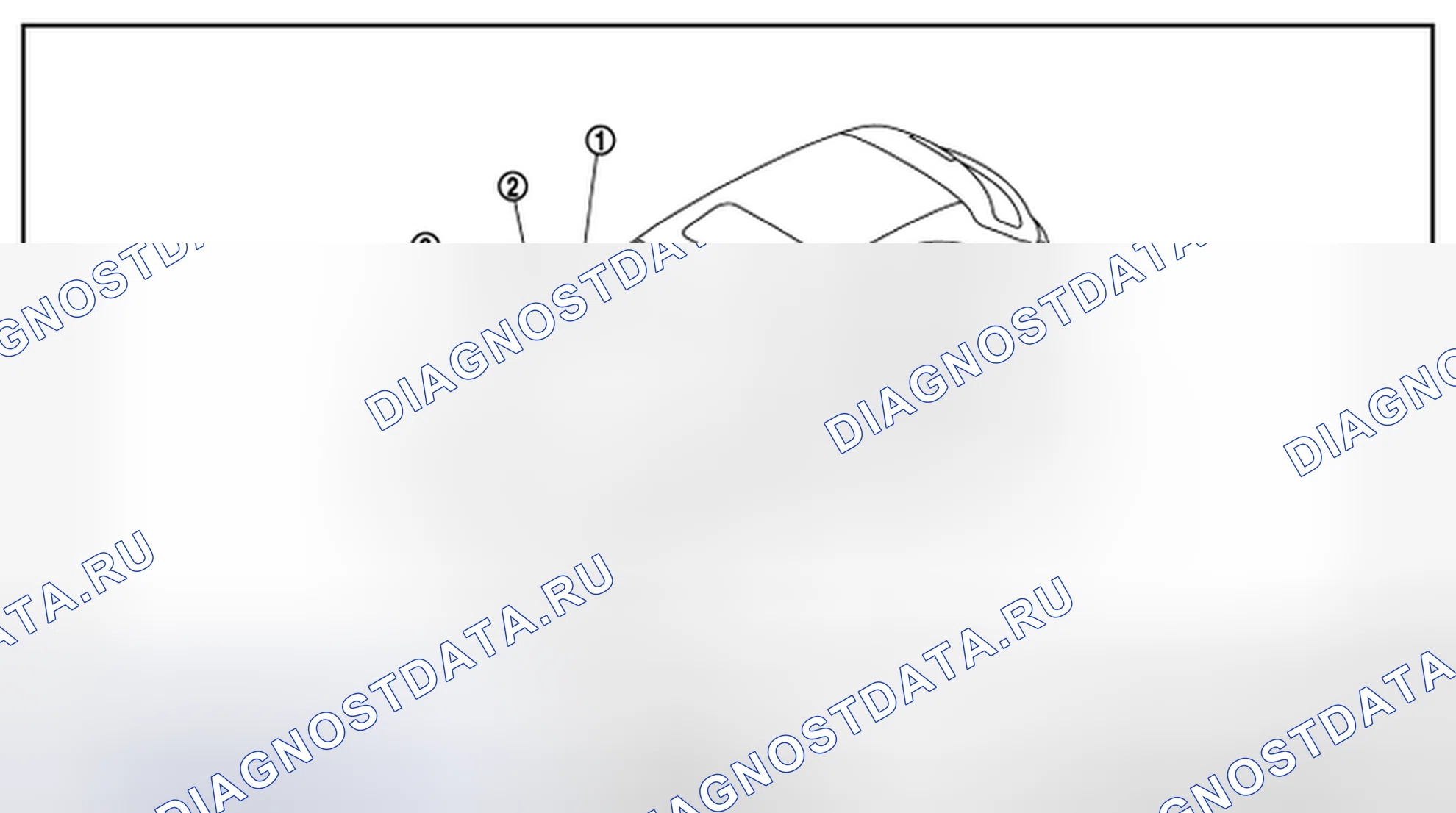 Рис. 150: Расположение компонентов. Infiniti FX37 II рестайлинг
