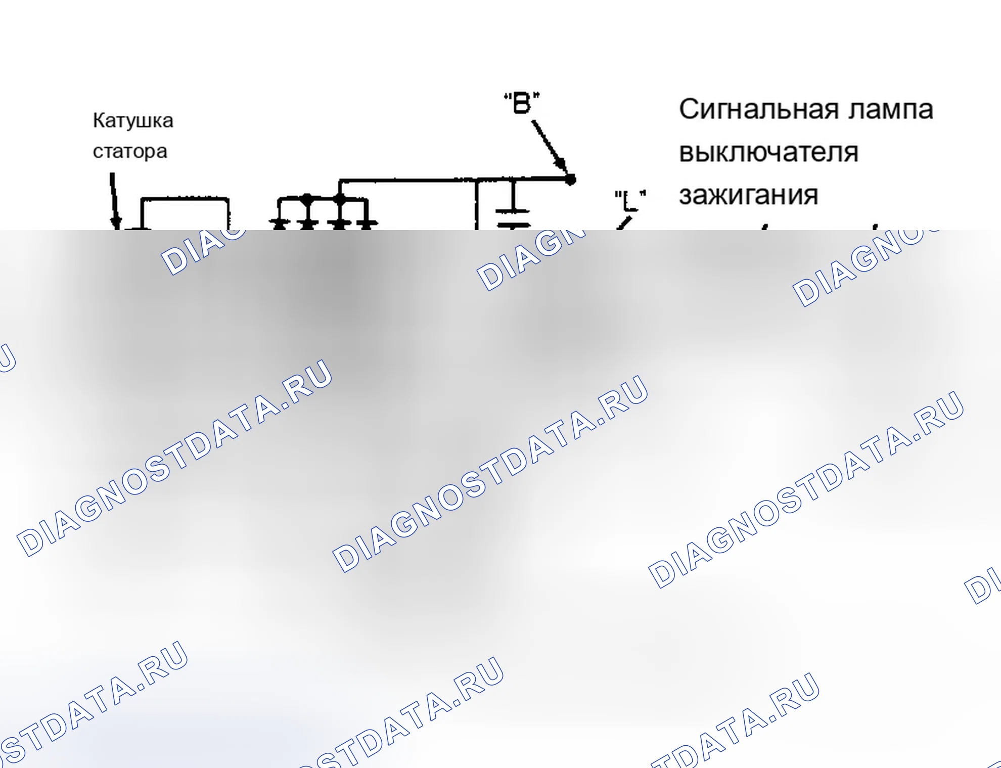 Рис. 1: ОПИСАНИЕ системы зарядки электрооборудования. Mazda MX-5 NA