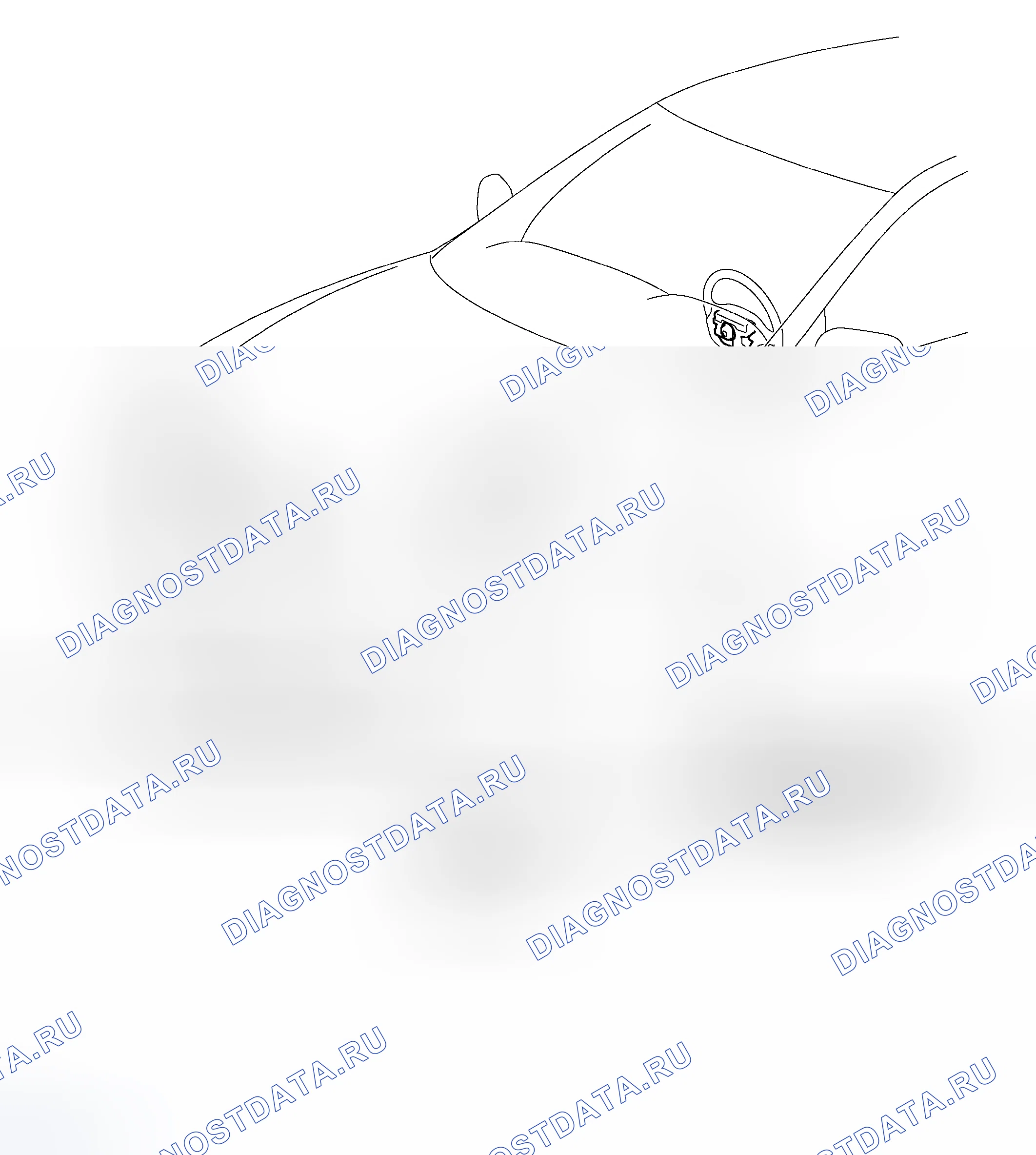 Рис. 1: РАСПОЛОЖЕНИЕ ДЕТАЛЕЙ. Toyota Camry Solara II