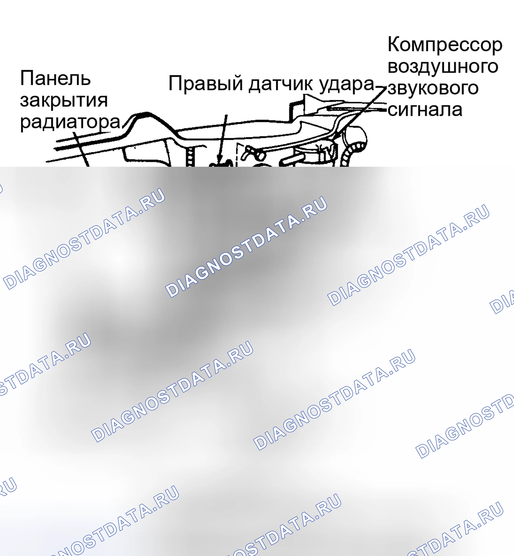 Рис. 57: ДАТЧИКИ УДАРА. Plymouth Grand Voyager II