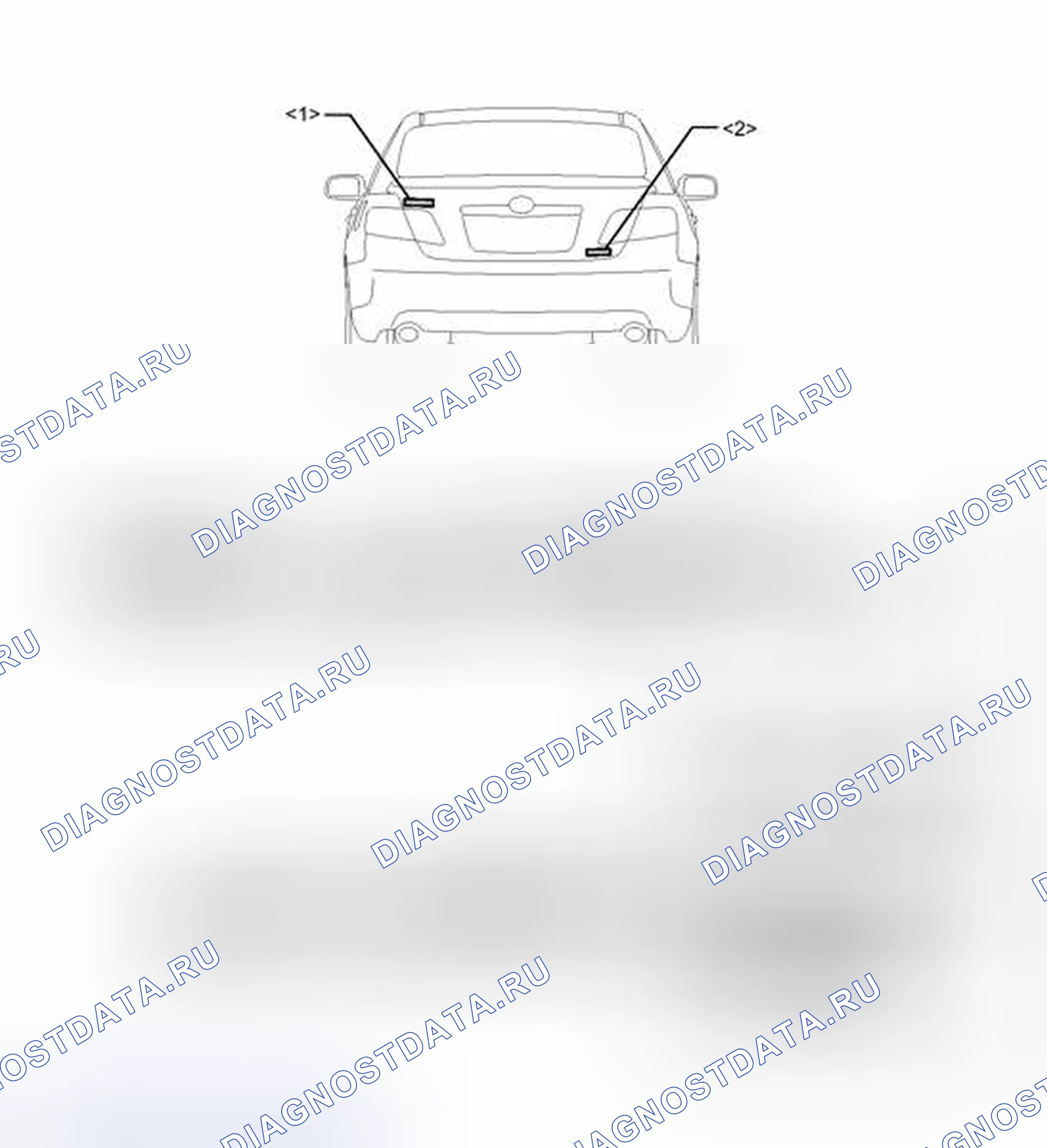 Рис. 129: ИЛЛЮСТРАЦИЯ. Toyota Camry XV40 рестайлинг