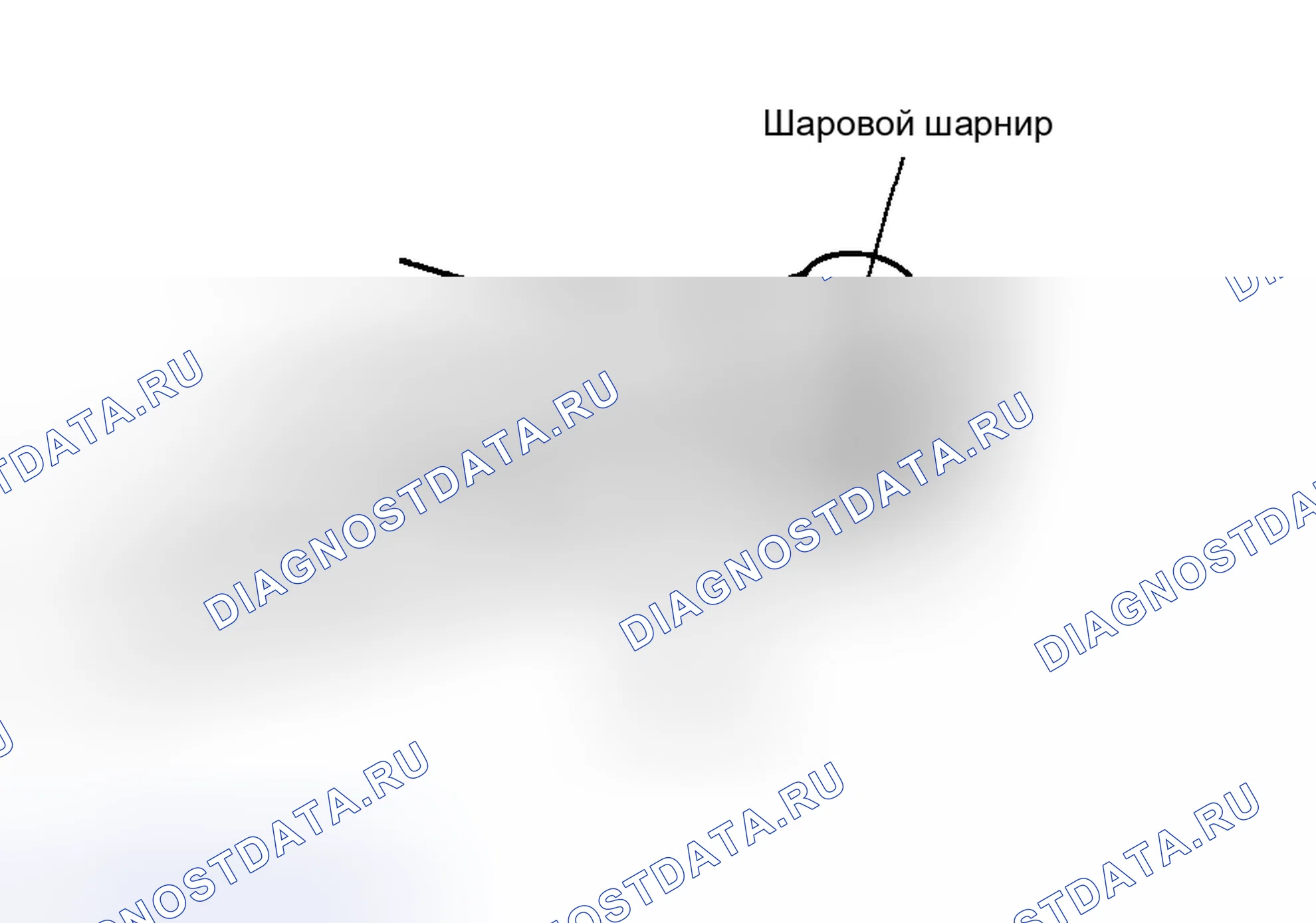 Рис. 7: Примечание к сборке шарового шарнира. Mazda 5 I