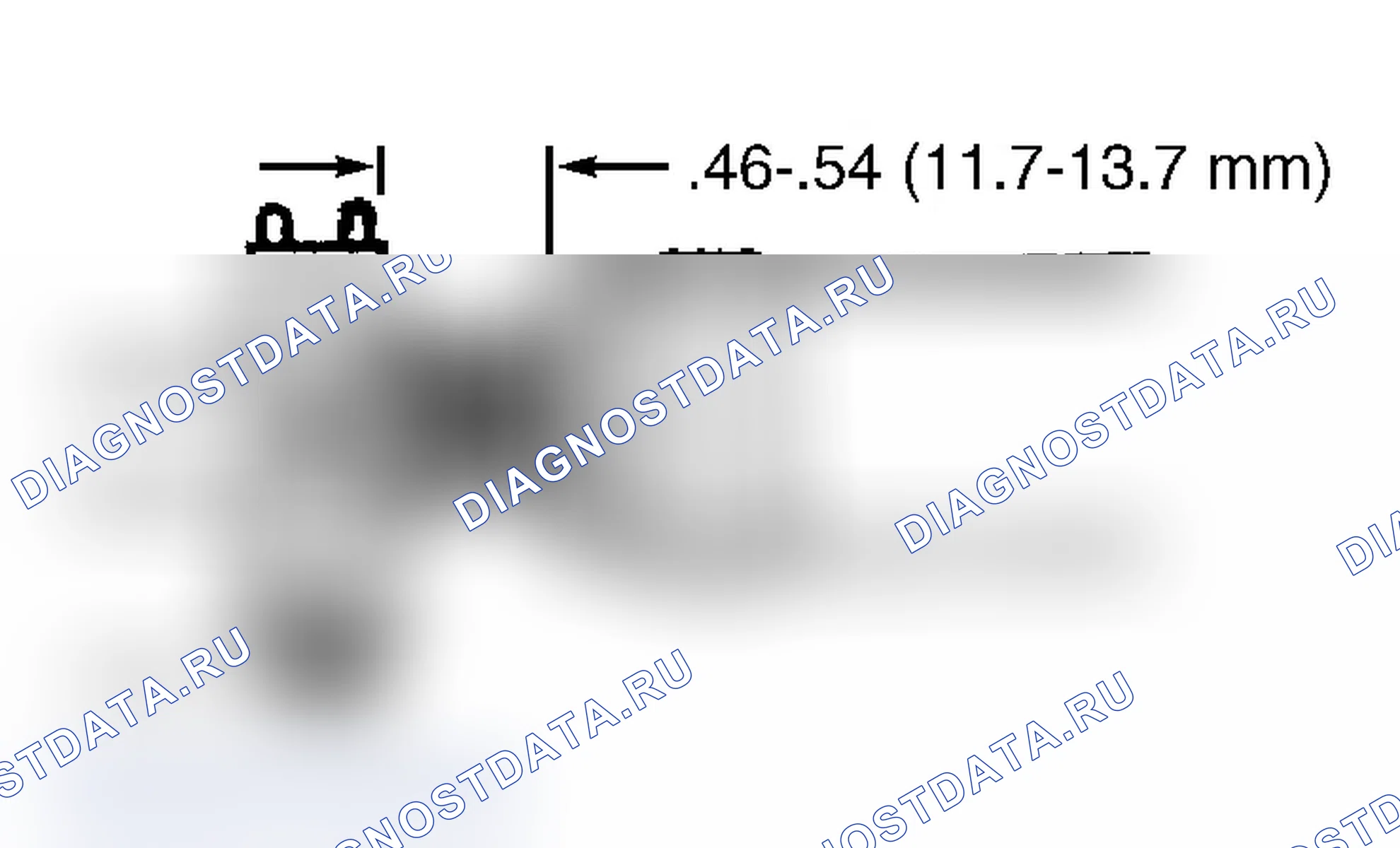 Рис. 1: Регулировка нижнего подшипника рулевой колонки (серия «P»). GMC Value Van P2500 