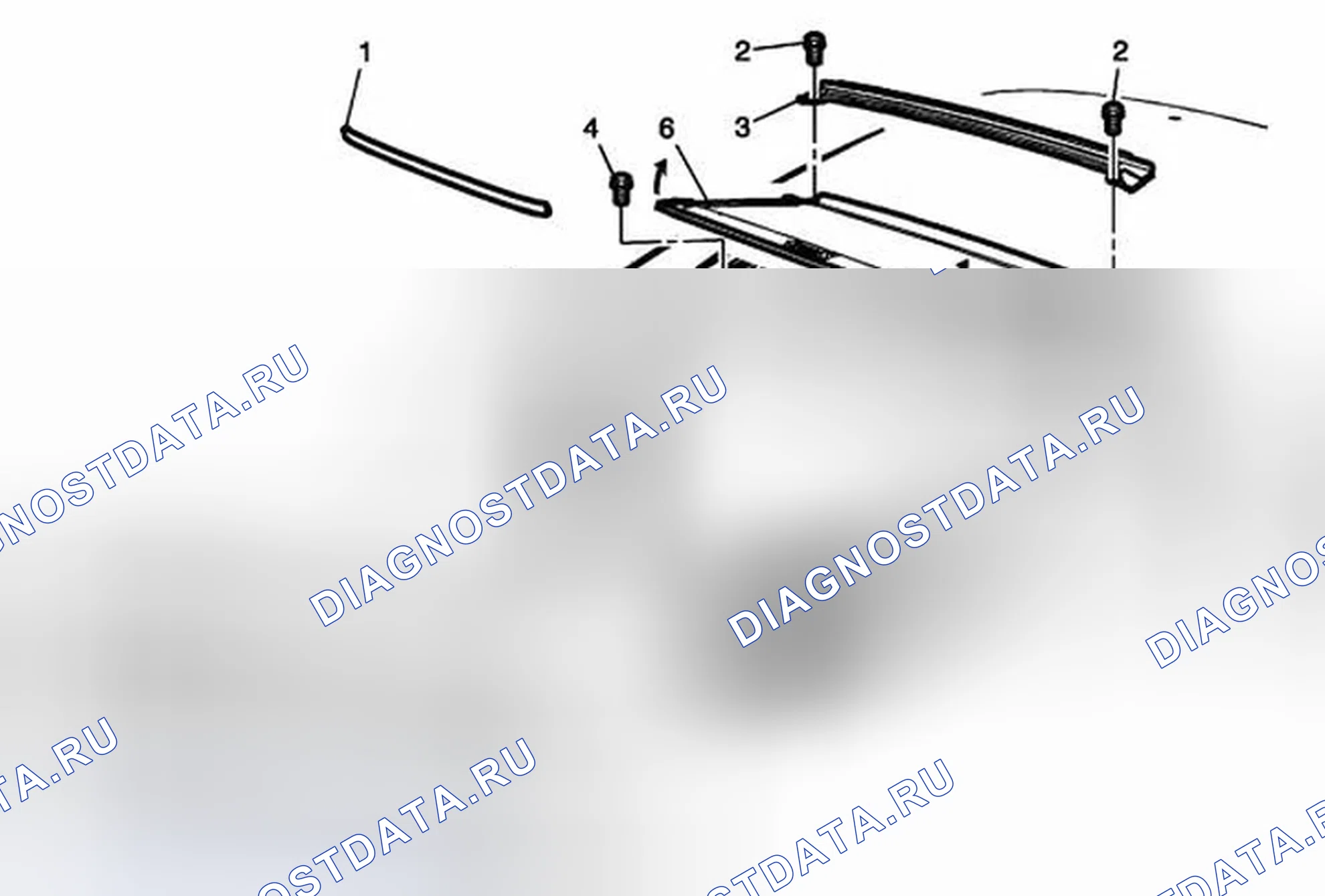 Рис. 9: Замена солнцезащитного козырька. Cadillac ATS I