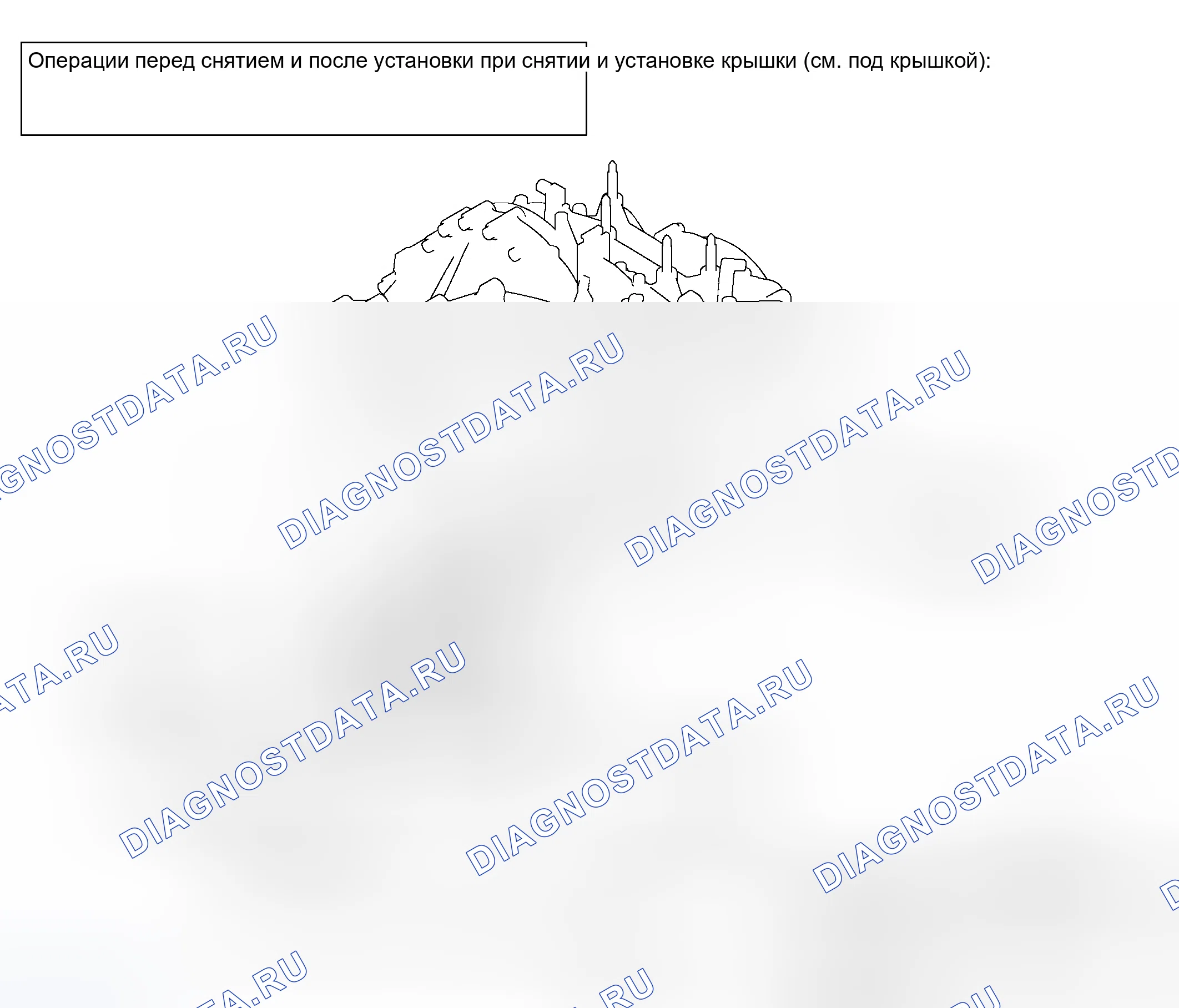 Рис. 2: ДЕМОНТАЖ И МОНТАЖ. Mitsubishi Endeavor I