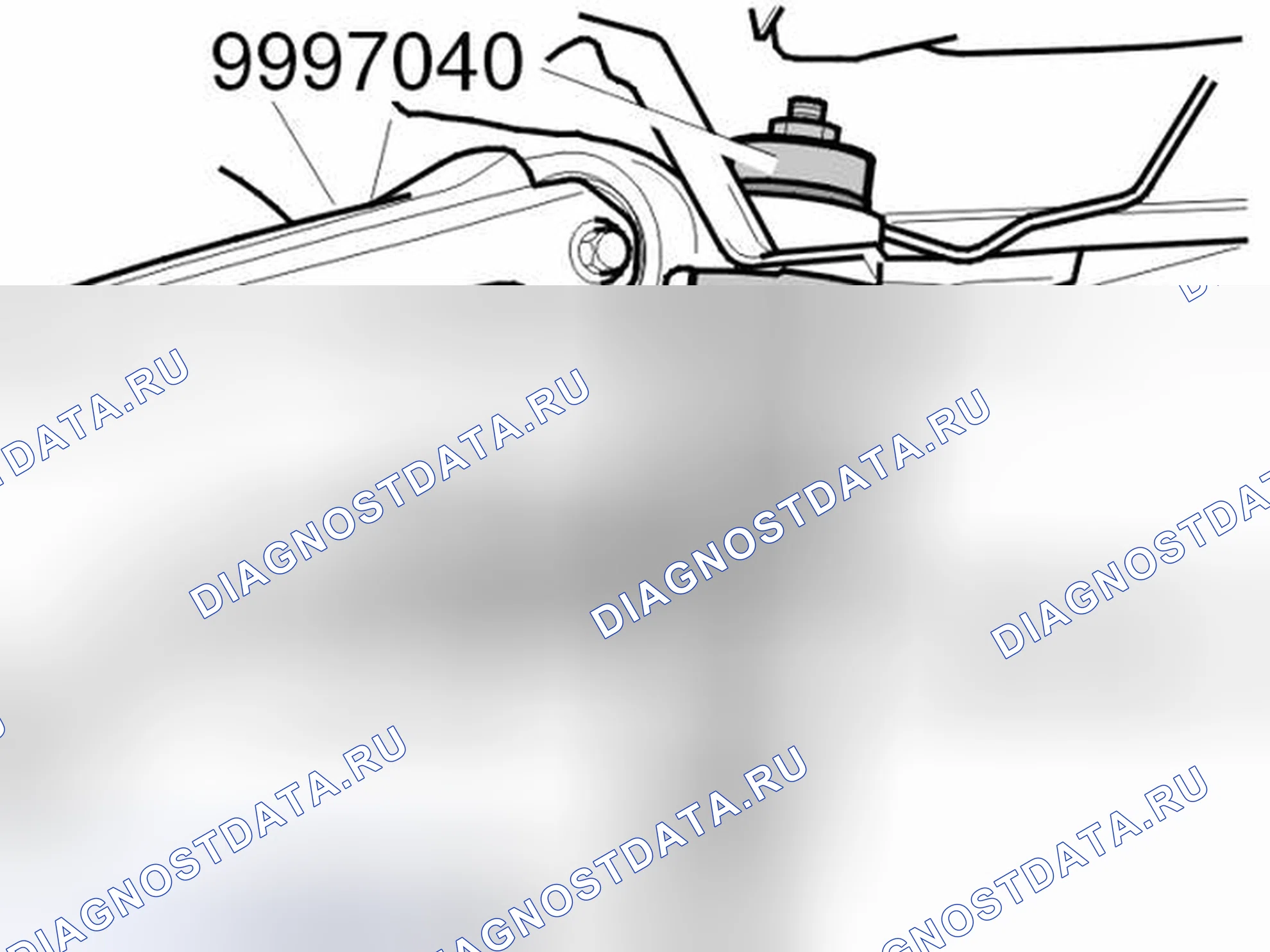 Рис. 176: Снятие втулки. Volvo V70 II