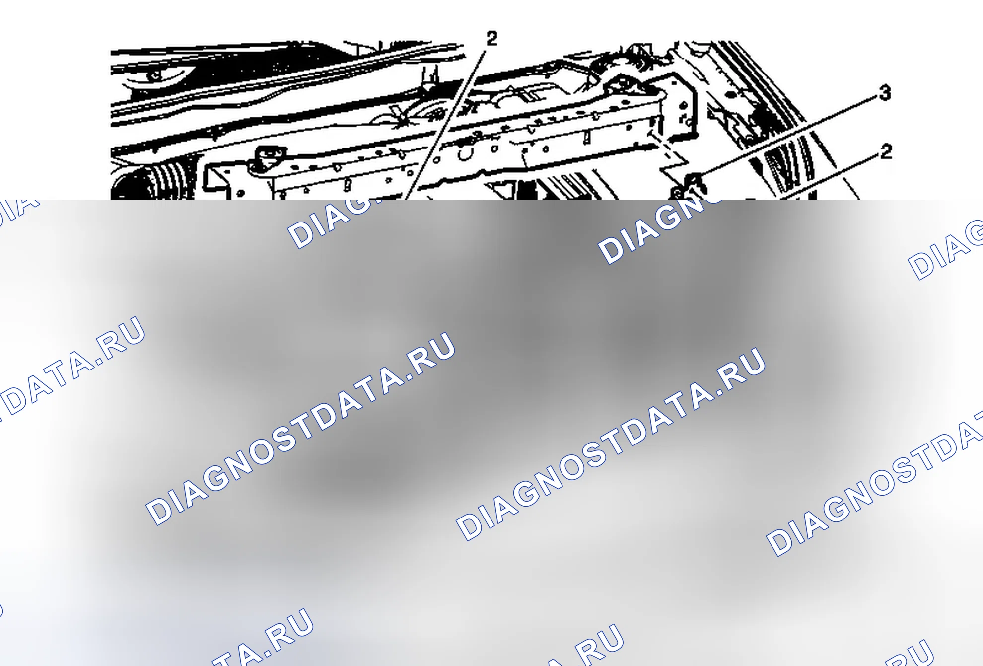 Рис. 54: Замена верхнего кронштейна радиатора (Lkw). Chevrolet Malibu VIII рестайлинг