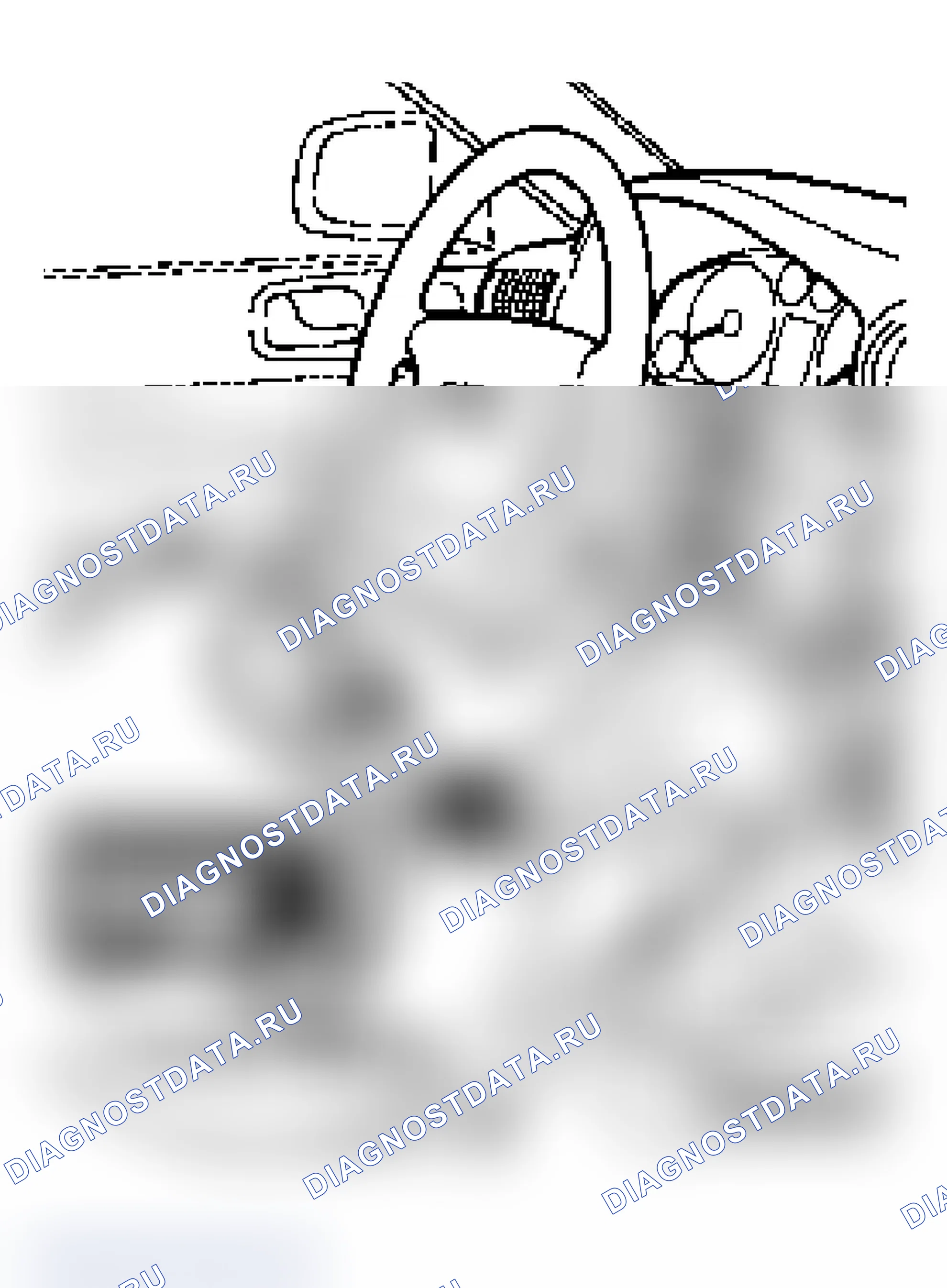 Рис. 527: Подключение VAG1551/3 к диагностический разъём. Audi A6 C5