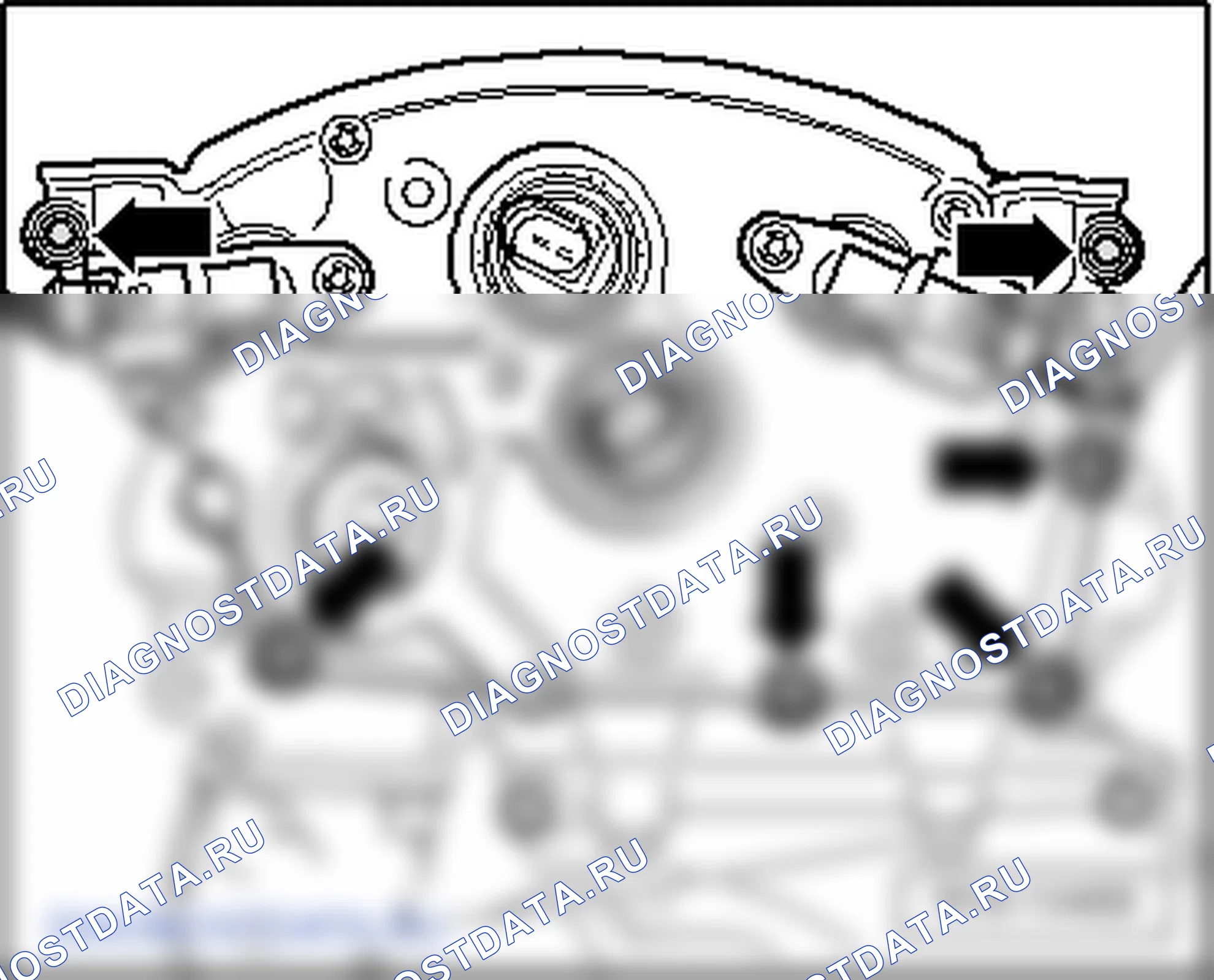 Головка блока цилиндров - 1-ая часть (3,6/191 кВт FSI). Skoda Superb Ii