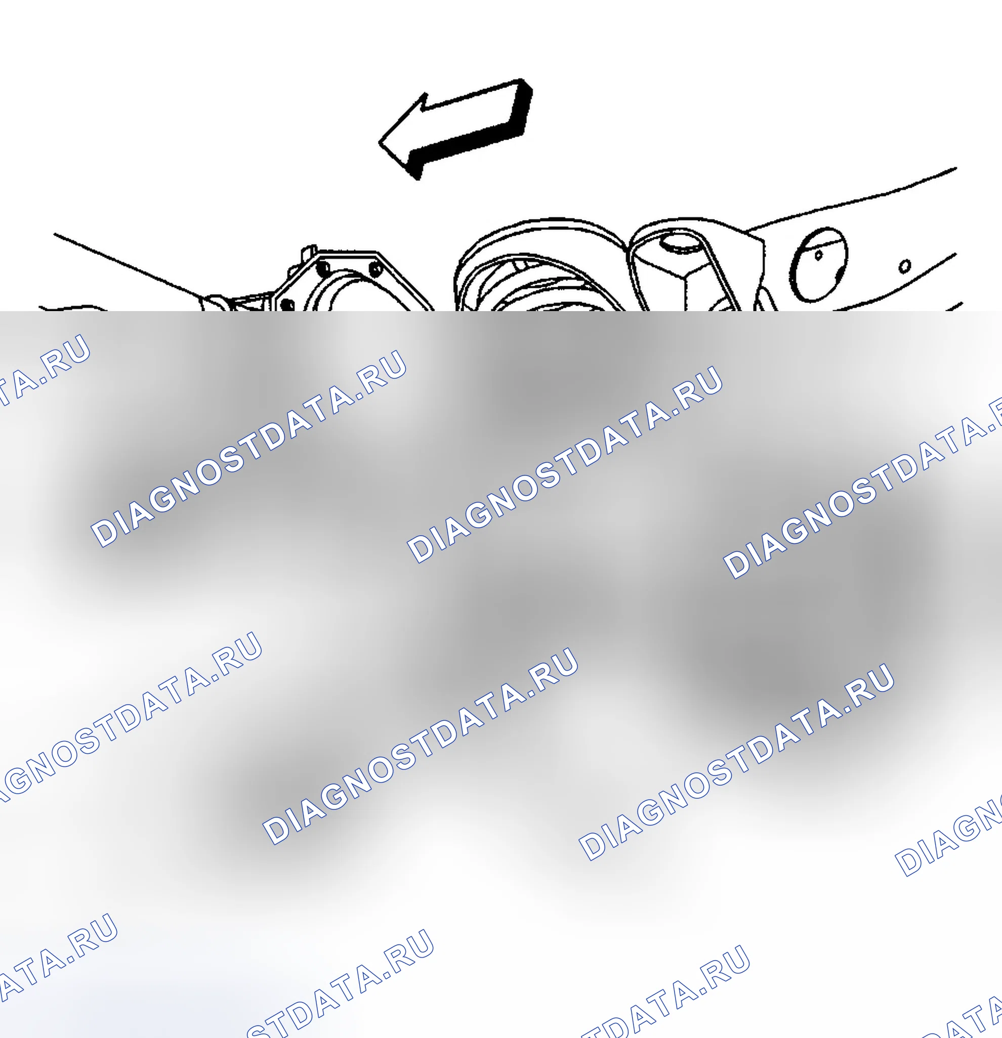 Рис. 8: Порядок демонтажа. Chevrolet TrailBlazer I