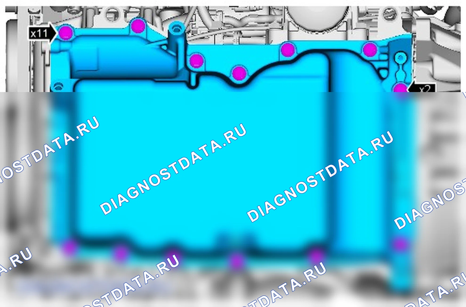Разборка двигателя. Ford Galaxy III