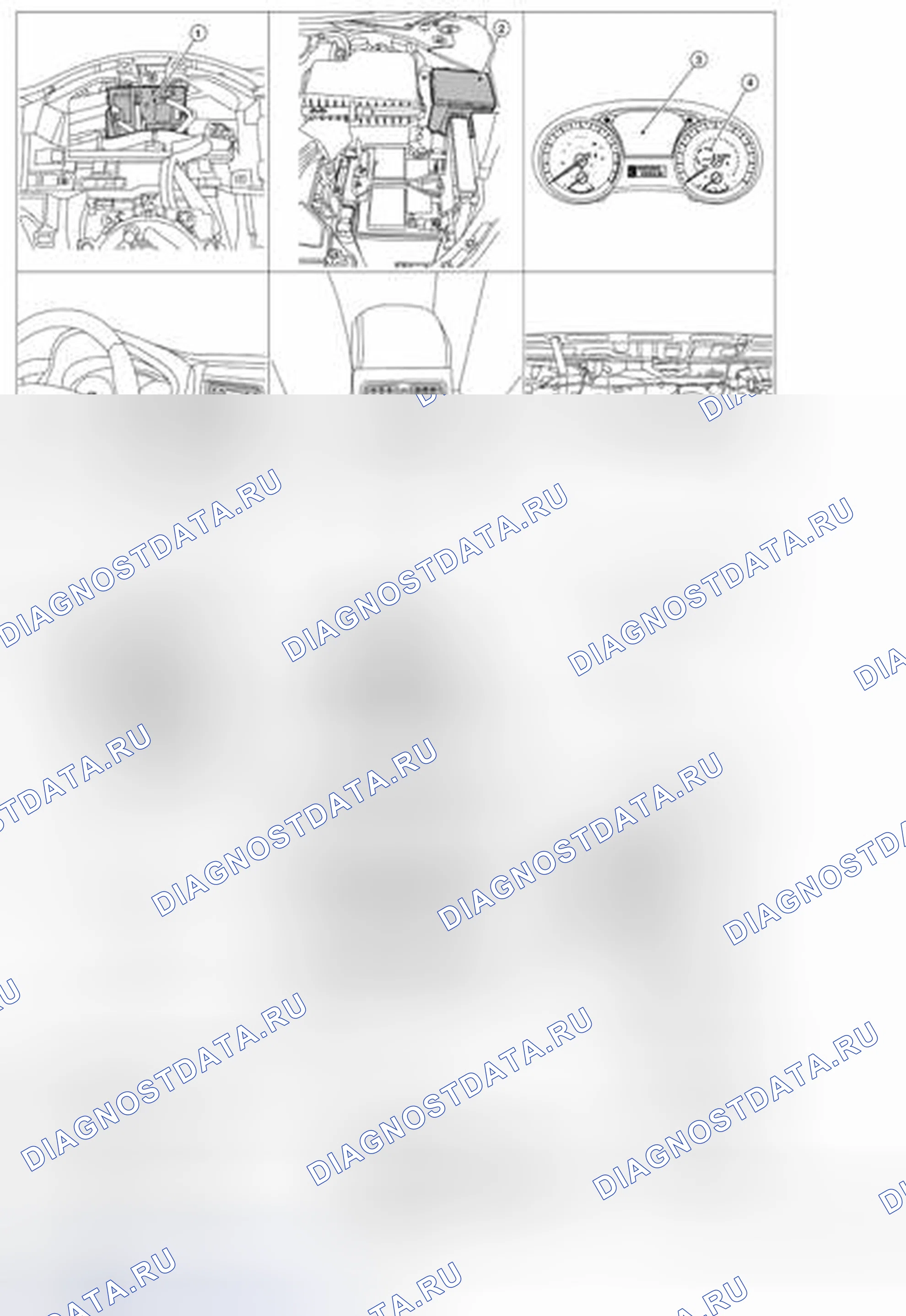 Рис. 178: Расположение компонентов. Nissan Altima L33