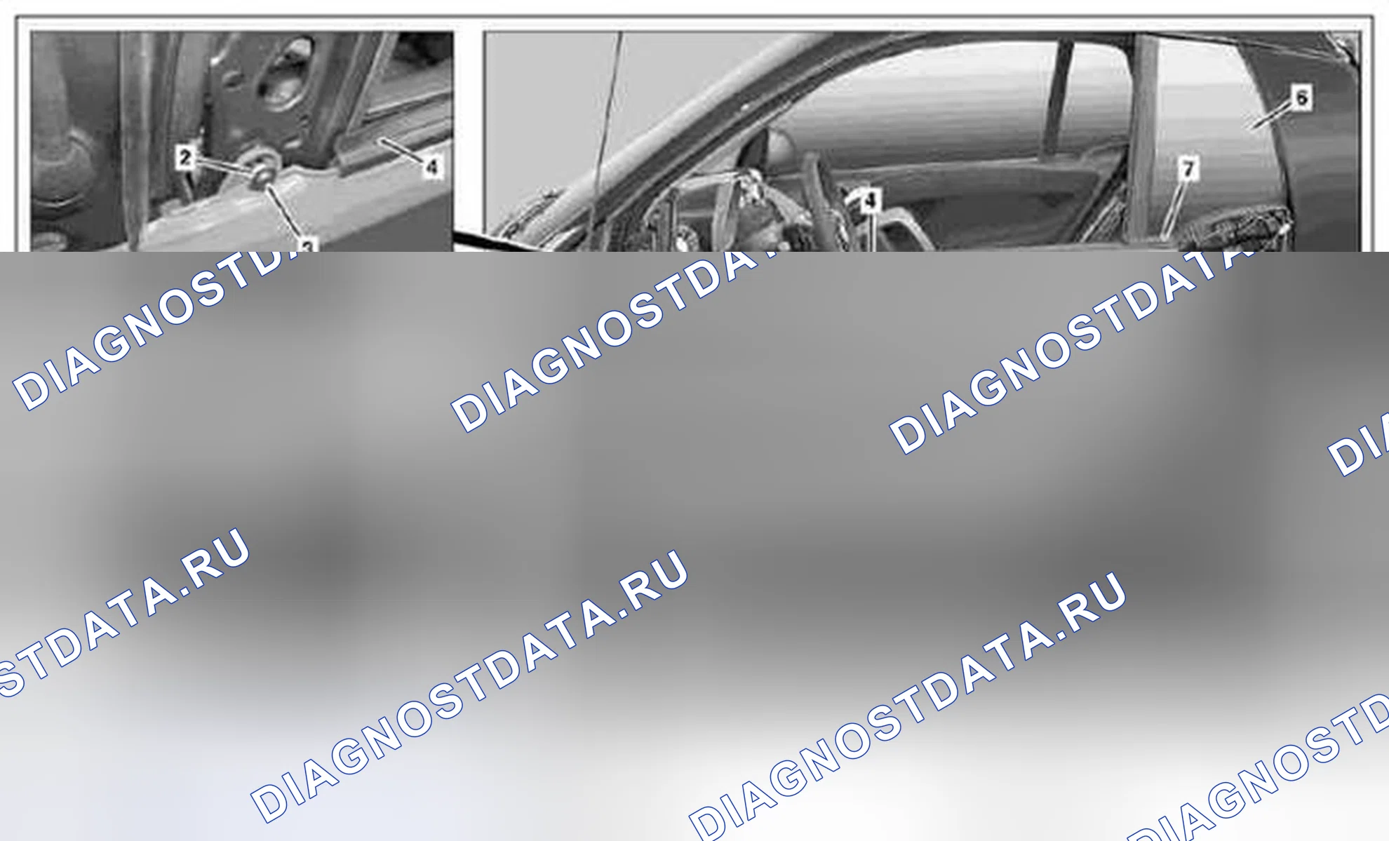 Рис. 417: Демонтаж / монтаж дверных панелей - AR72.18-P-xtigx1 1000MCC. Kia Soul I