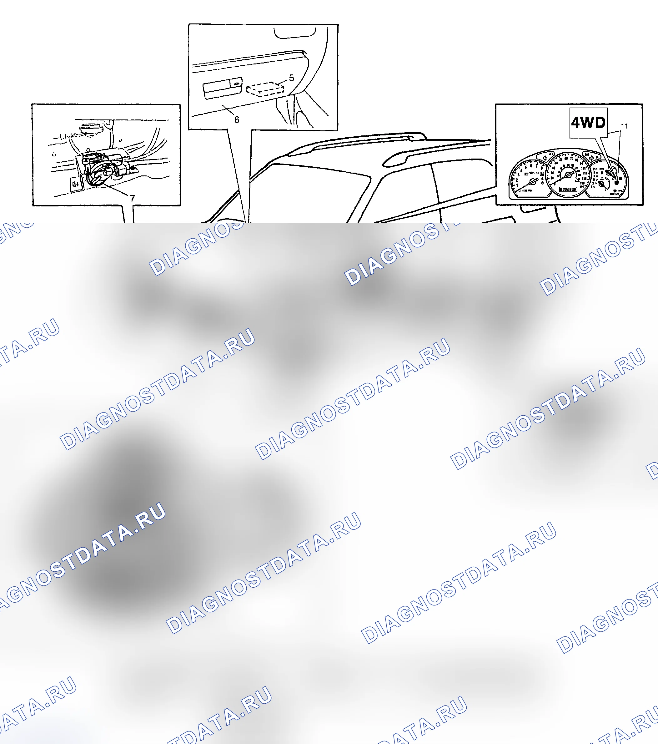 Закрывание участков фар. Ford B-MAX I